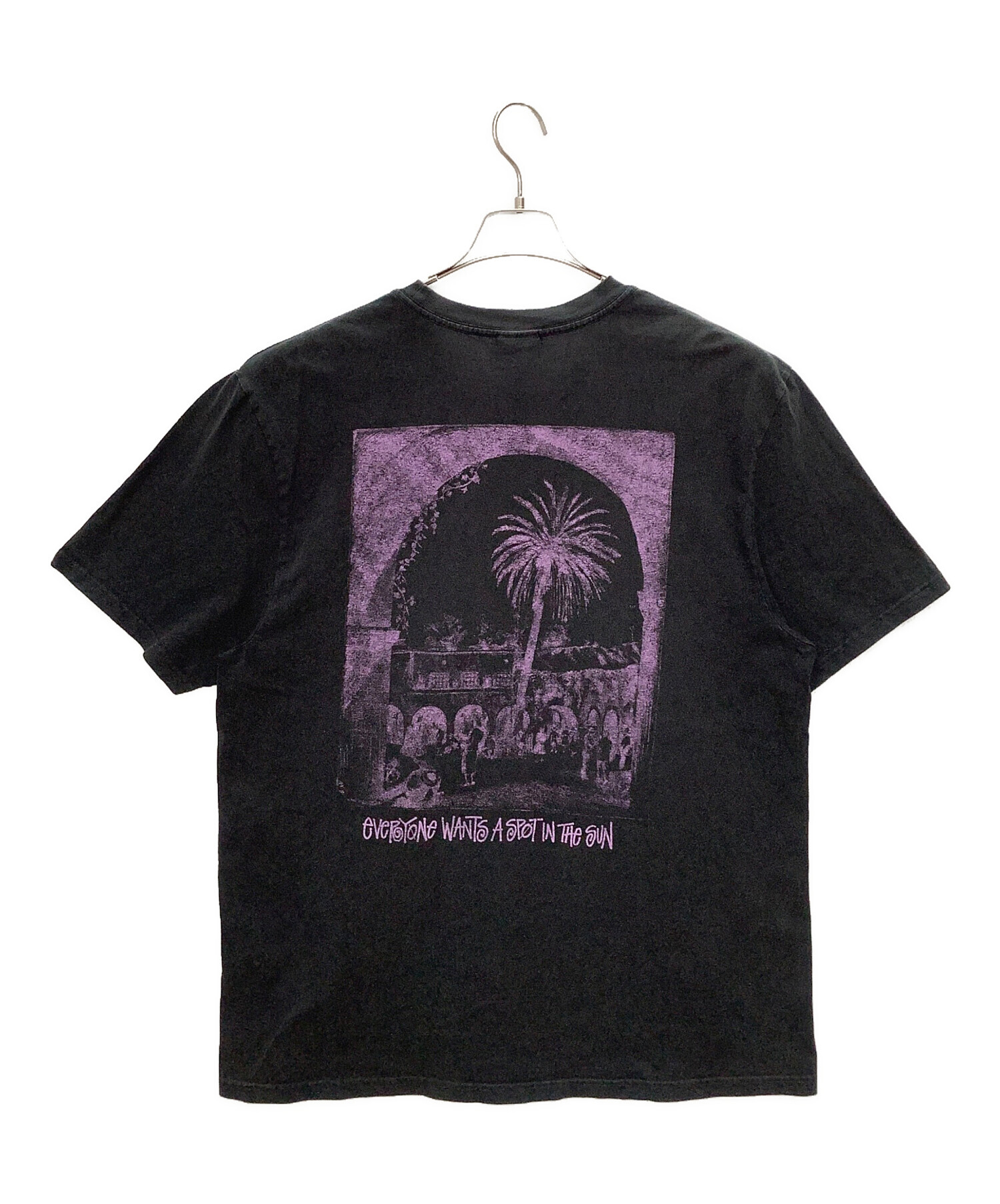 中古・古着通販】stussy (ステューシー) Tシャツ ブラック サイズ:L 