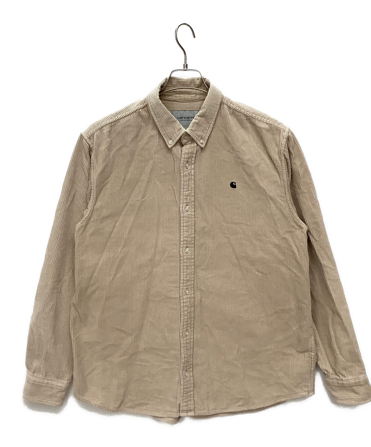 中古・古着通販】CarHartt (カーハート) コーデュロイシャツ ベージュ 