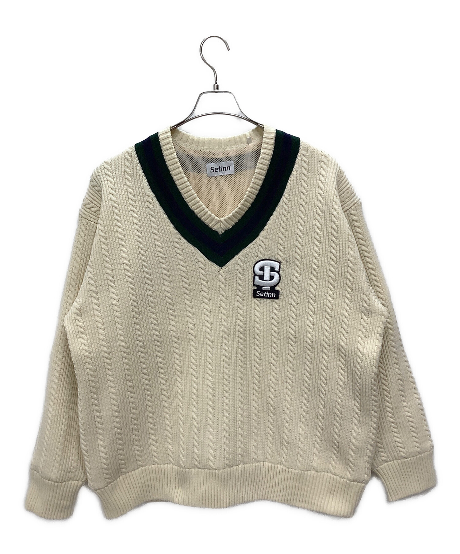 中古・古着通販】SETINN (セットイン) ニット アイボリー サイズ:XL 