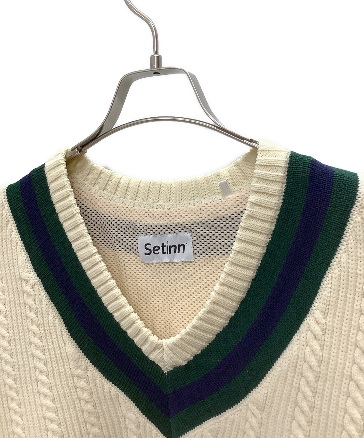 中古・古着通販】SETINN (セットイン) ニット アイボリー サイズ:XL 