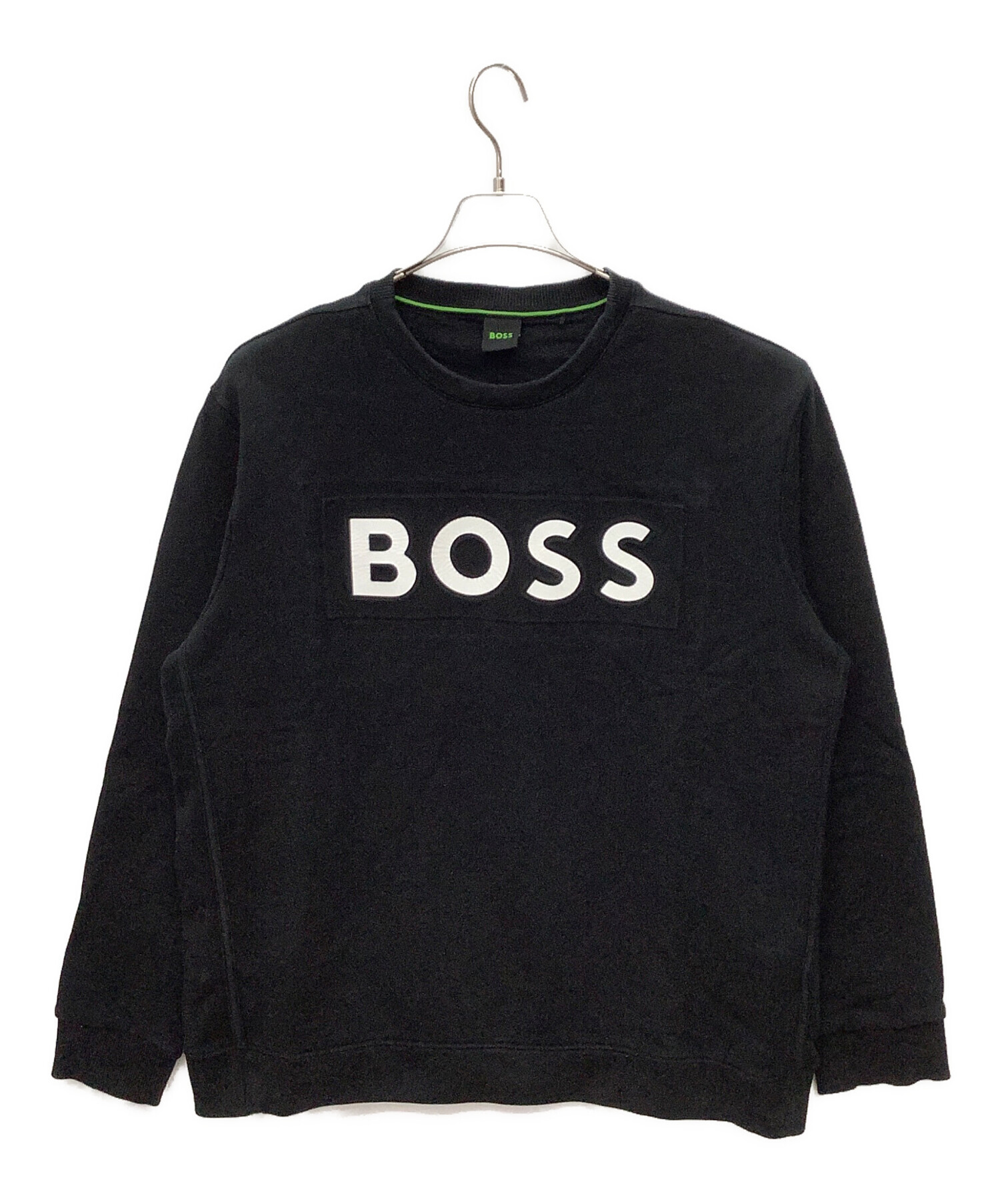 中古・古着通販】BOSS (ボス) ロゴスウェット ブラック サイズ:INT XL 