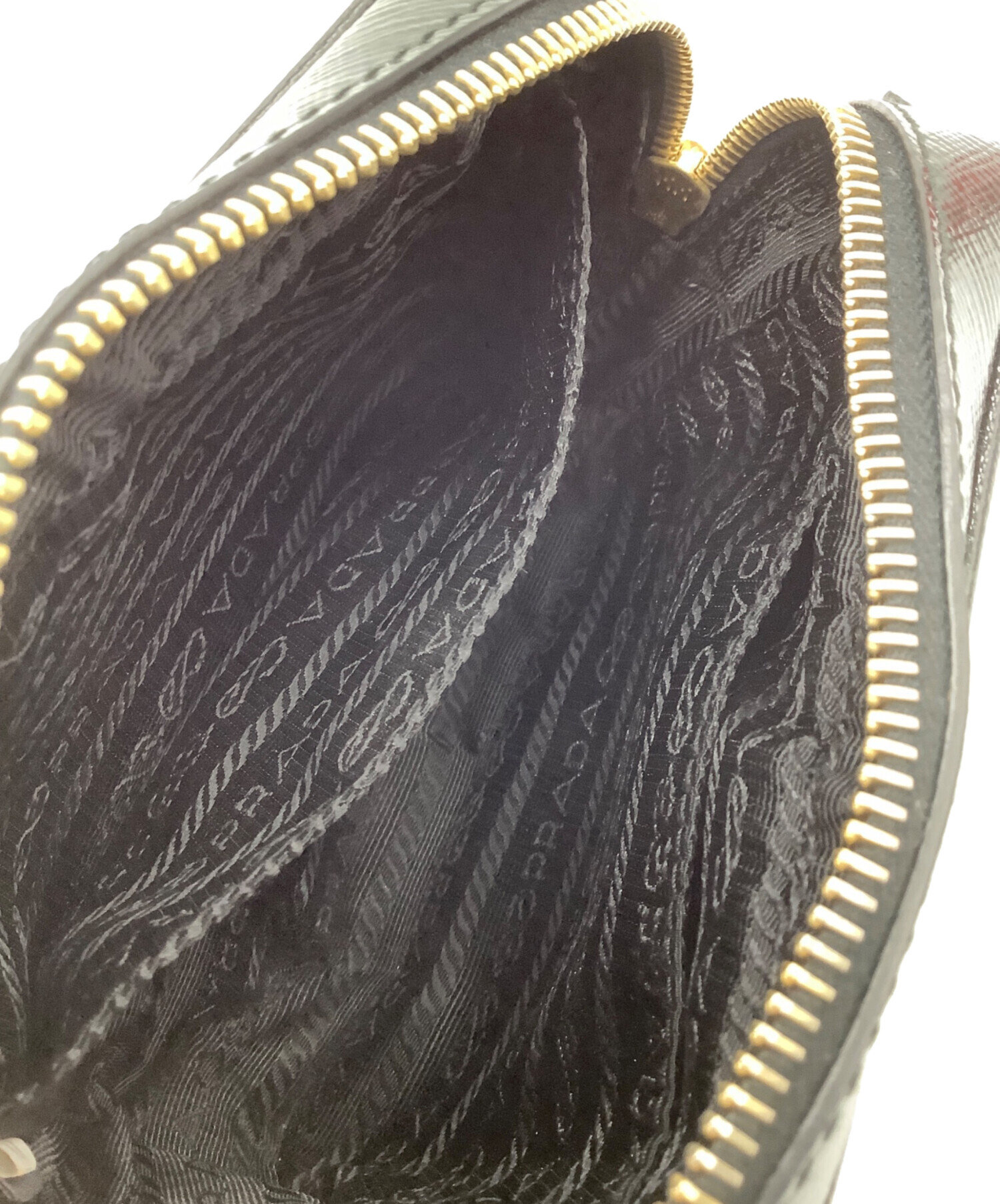 中古・古着通販】PRADA (プラダ) ポーチ ブラック｜ブランド・古着通販