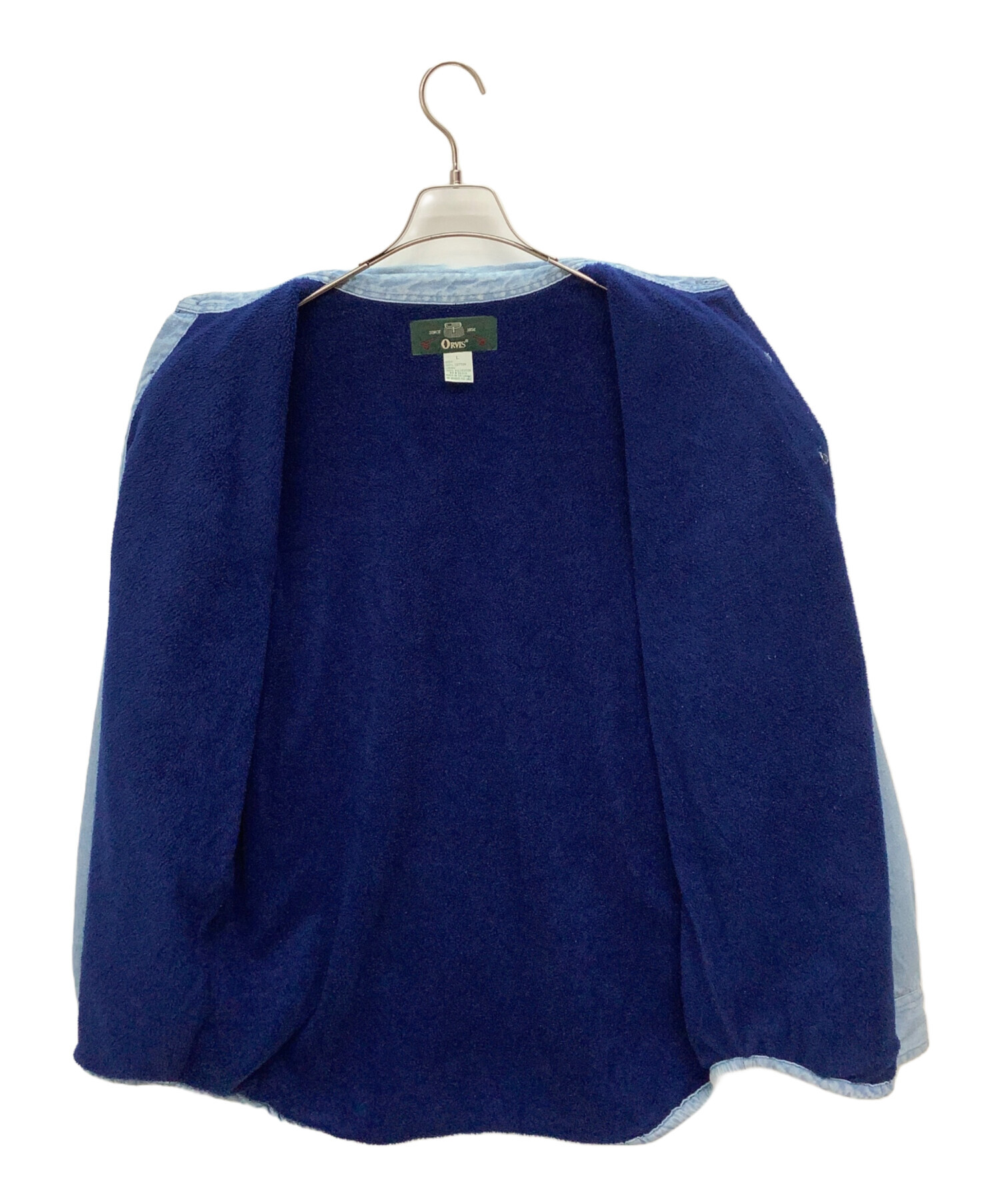 中古・古着通販】orvis (オービス) デニムシャツジャケット インディゴ 