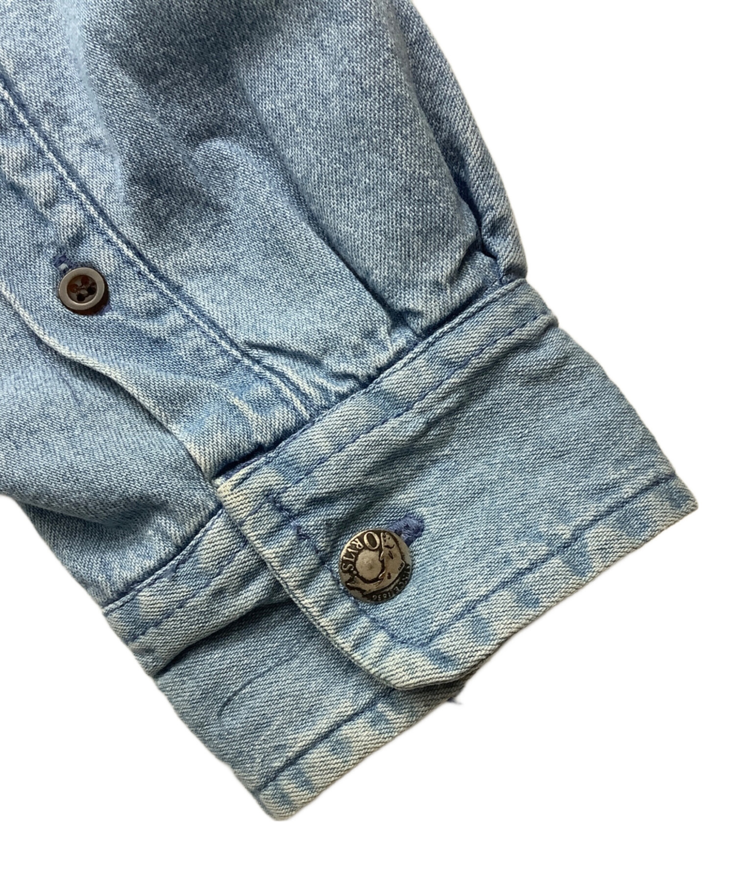 中古・古着通販】orvis (オービス) デニムシャツジャケット インディゴ 