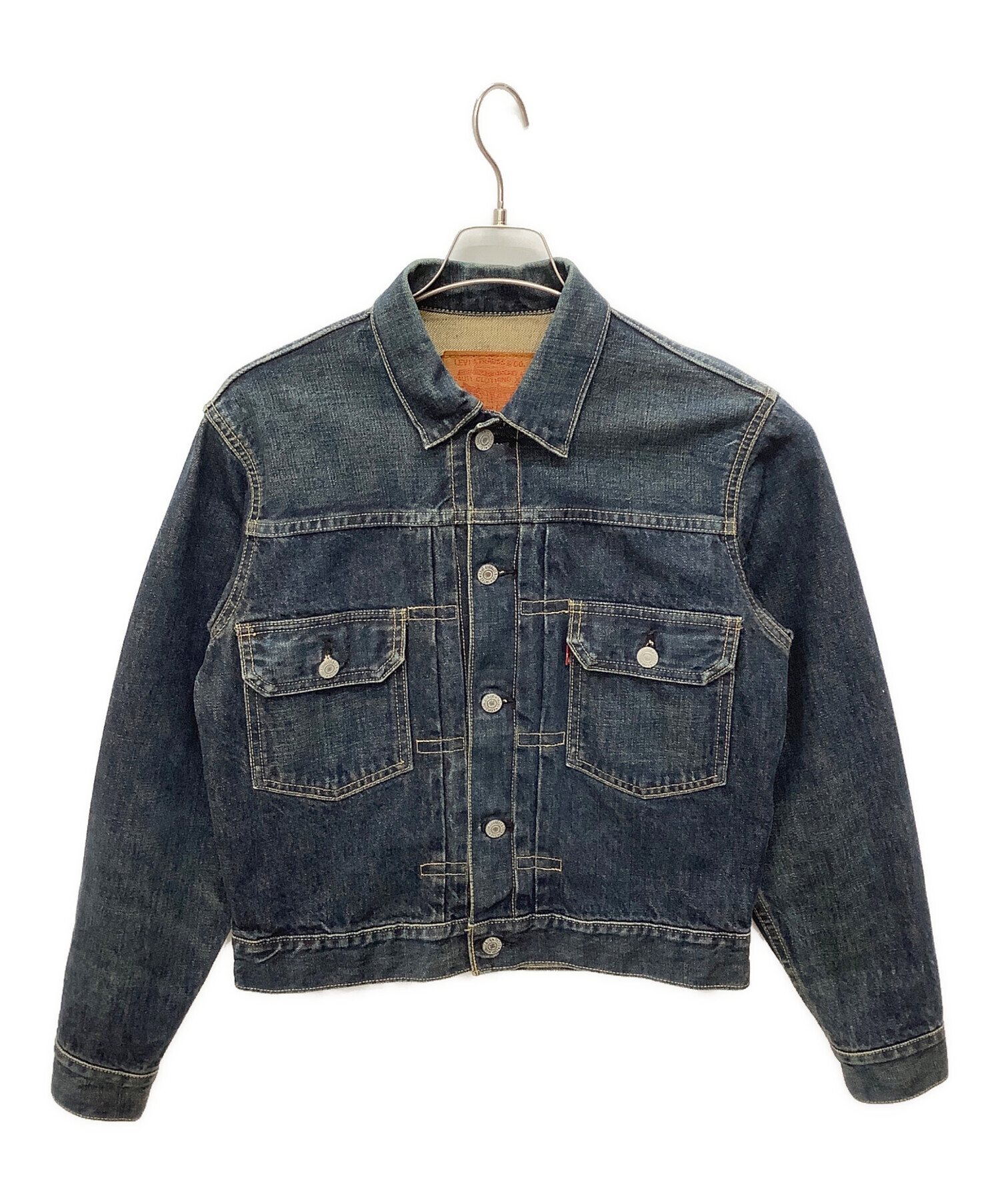 中古・古着通販】LEVI'S (リーバイス) デニムジャケット ネイビー