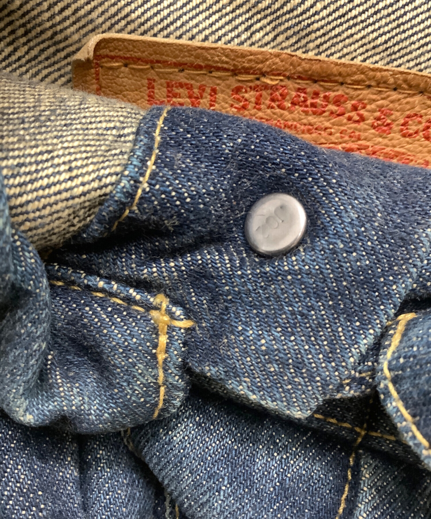 Levi's ダークブルーデニムジャケット　サイズ36 USA製 Levi's（リーバイス） デニムジャケット gジャン BLUETAB(TM) TYPE III