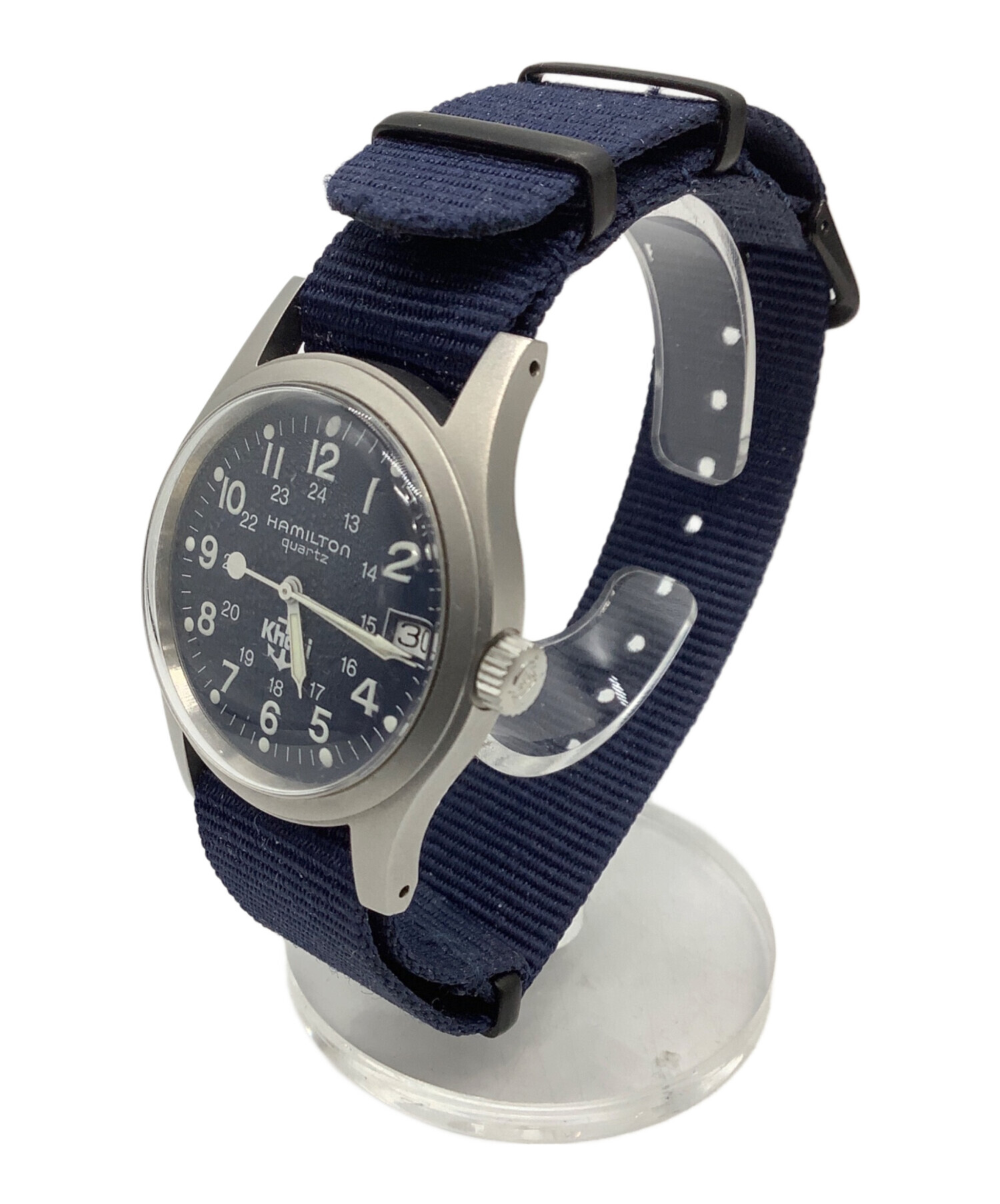 ハミルトンカーキ9797 クウォーツ ネイビー Hamilton khaki 9797