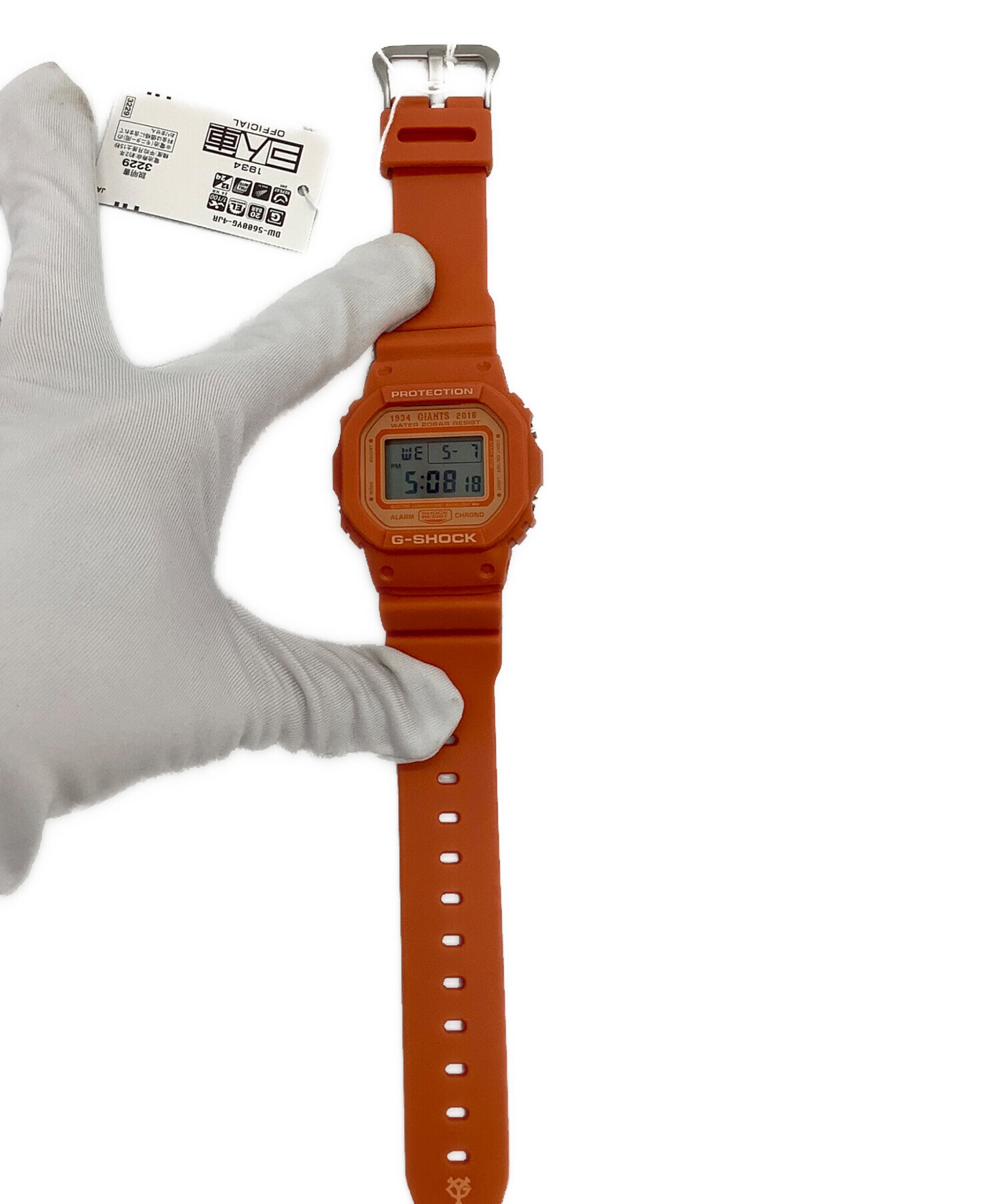 中古・古着通販】CASIO (カシオ) GIANTS (ジャイアンツ) DW-5600YG