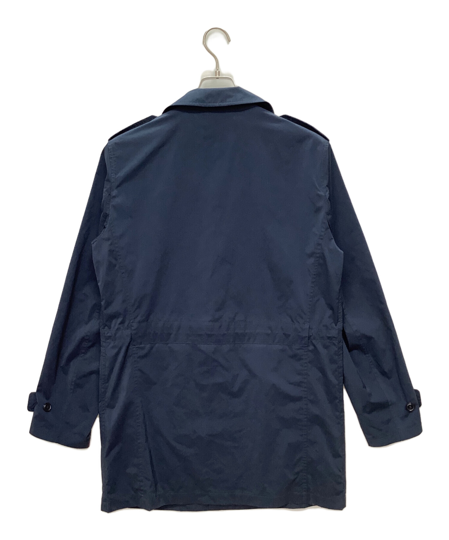 中古・古着通販】ASPESI (アスペジ) ハーフコート ネイビー サイズ:S  