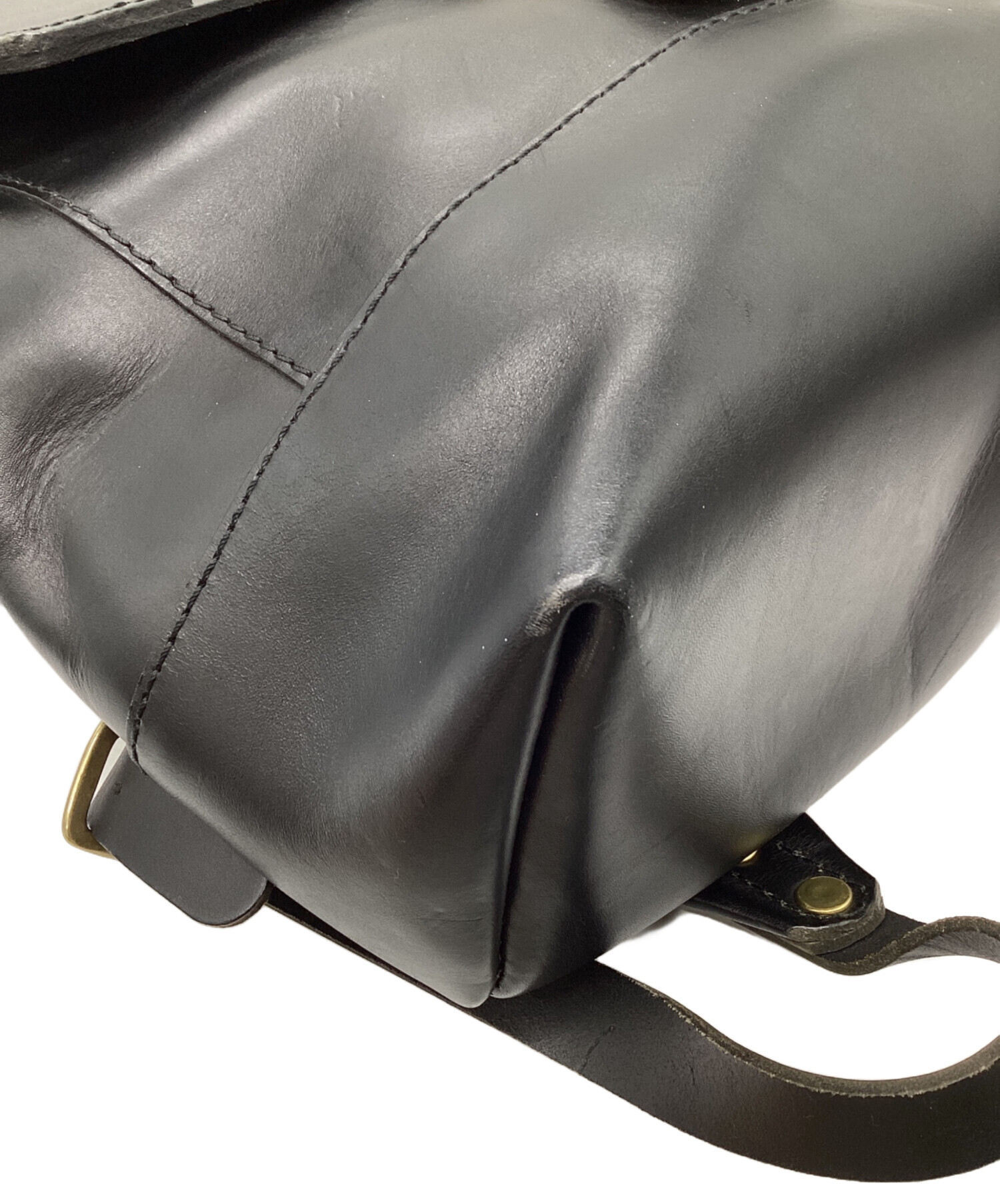 【中古品】ヘルツ　HERTZ　リュック　ブラック 楽天市場】【新着】【中古】HERZ(ヘルツ) リュックサック 黒 レザー