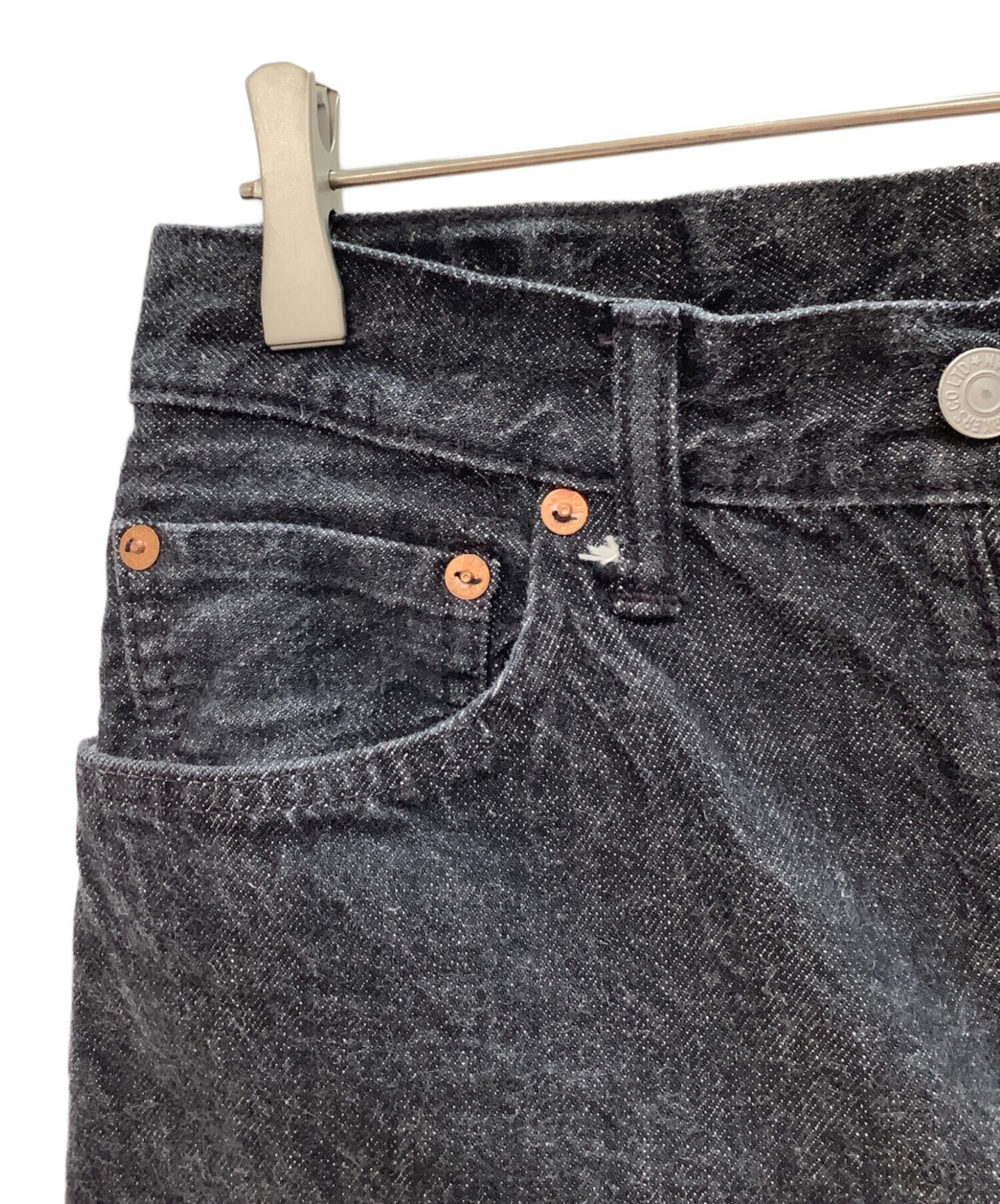 中古・古着通販】WORKERS (ワーカーズ) 801 デニムパンツ ブラック 