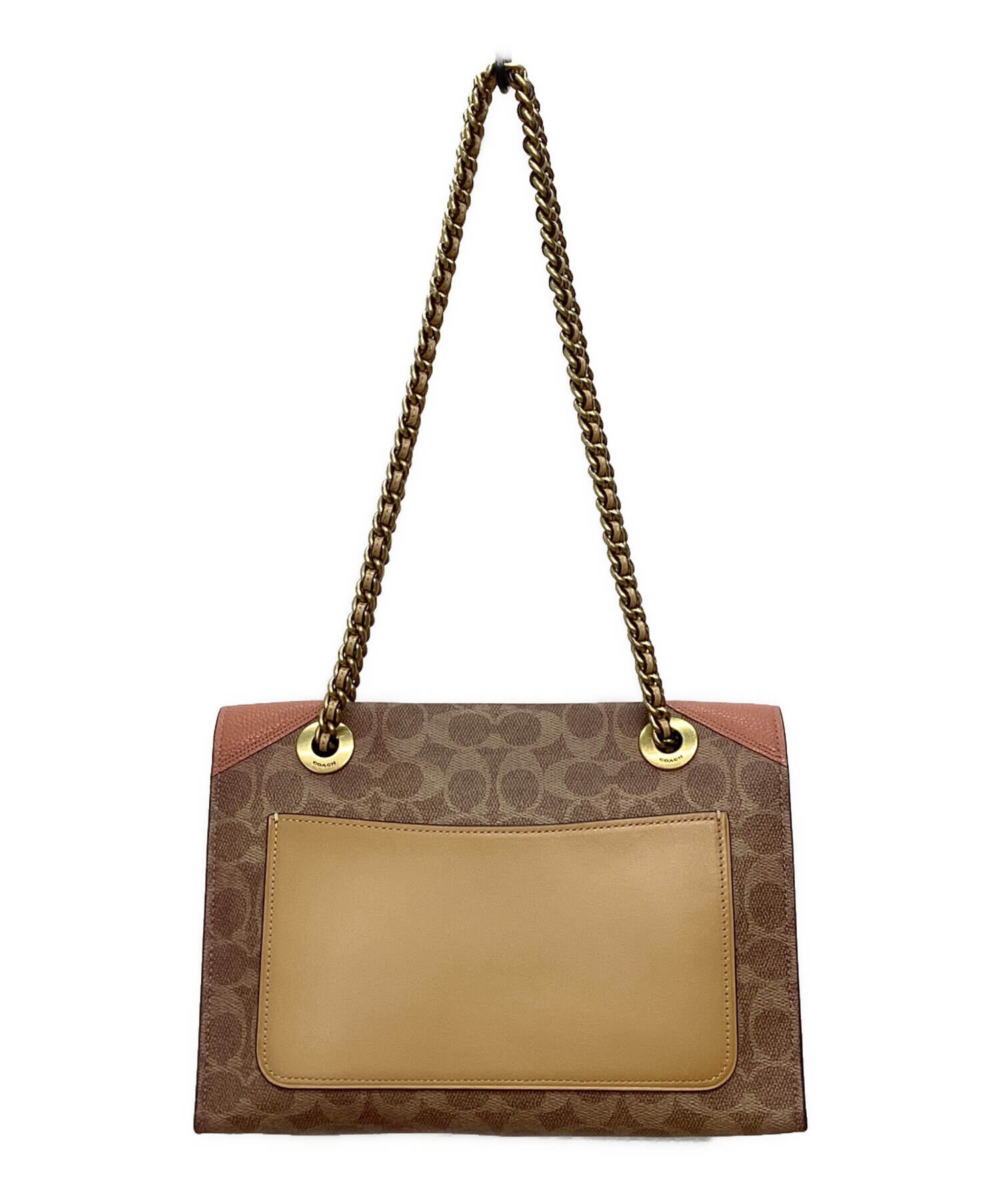 中古・古着通販】COACH (コーチ) チェーンショルダーバッグ 中古・古着通販】COACH (コーチ) チェーンショルダーバッグ