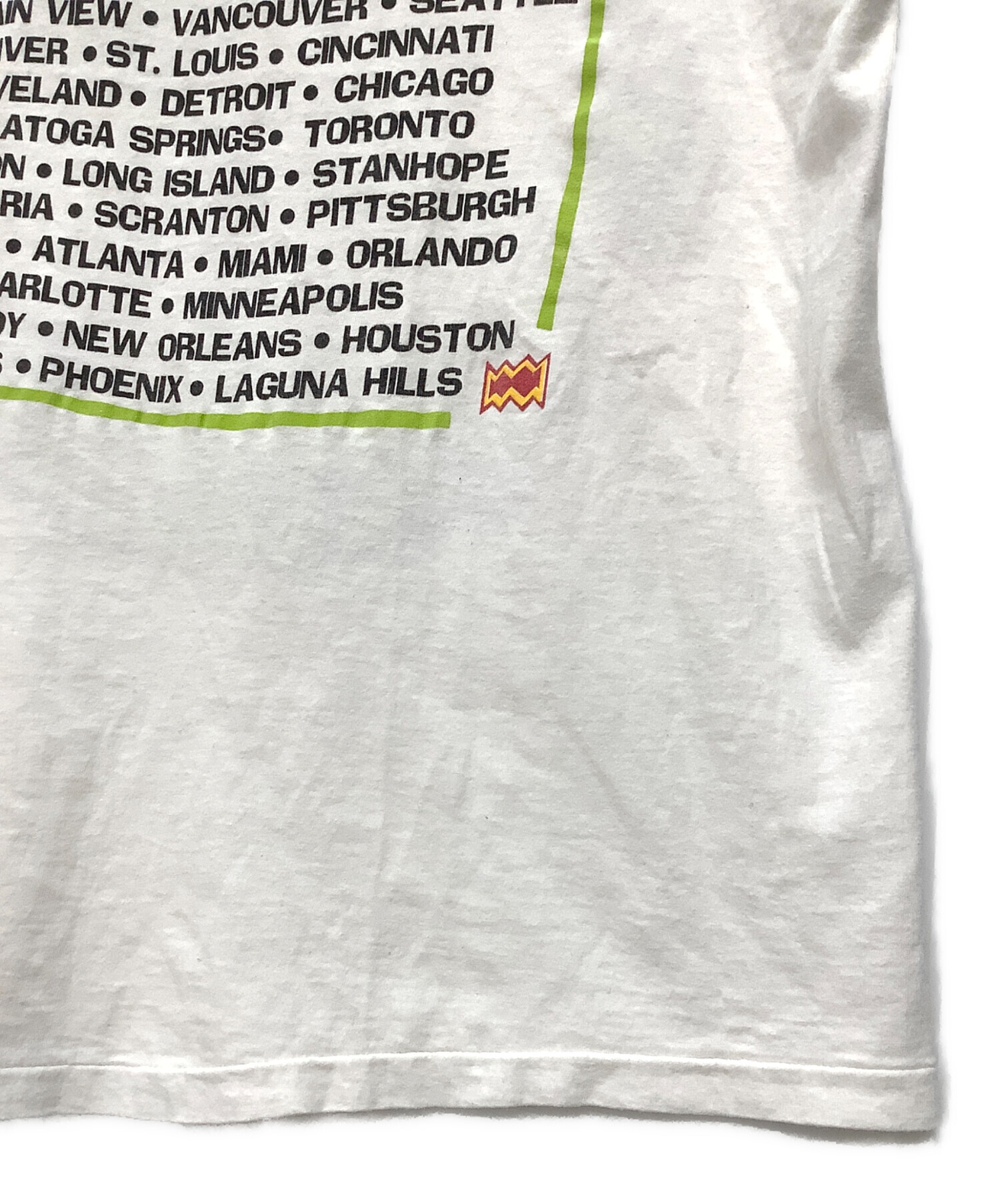 中古・古着通販】Hanes (ヘインズ) 1992年 LOLLAPALOOZA プリントT