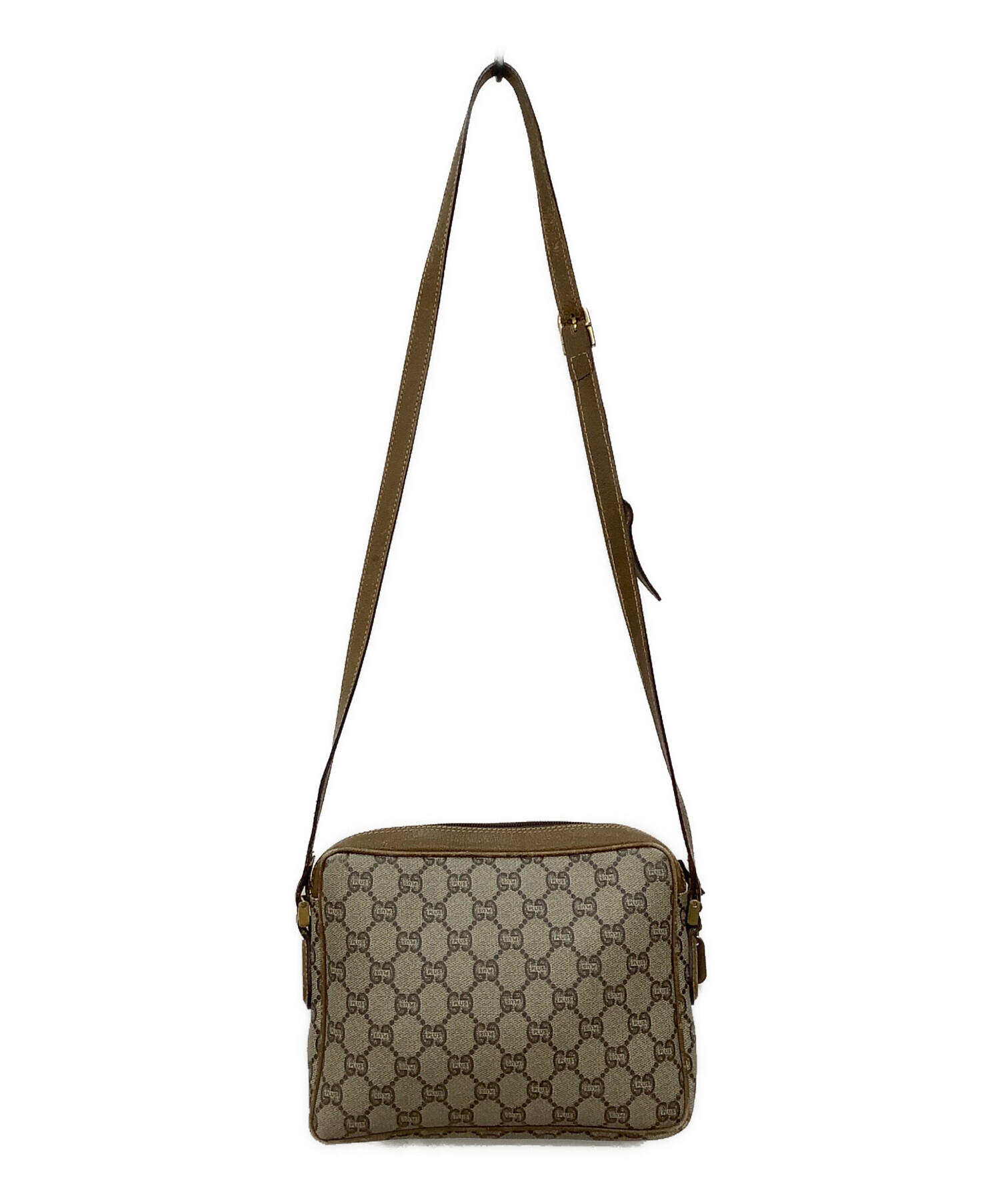 GUCCI ショルダーバッグ Vintage 古着 old guccl グッチ 中古・古着通販】GUCCI (グッチ) OLD GUCCIショルダーバッグ ブルー