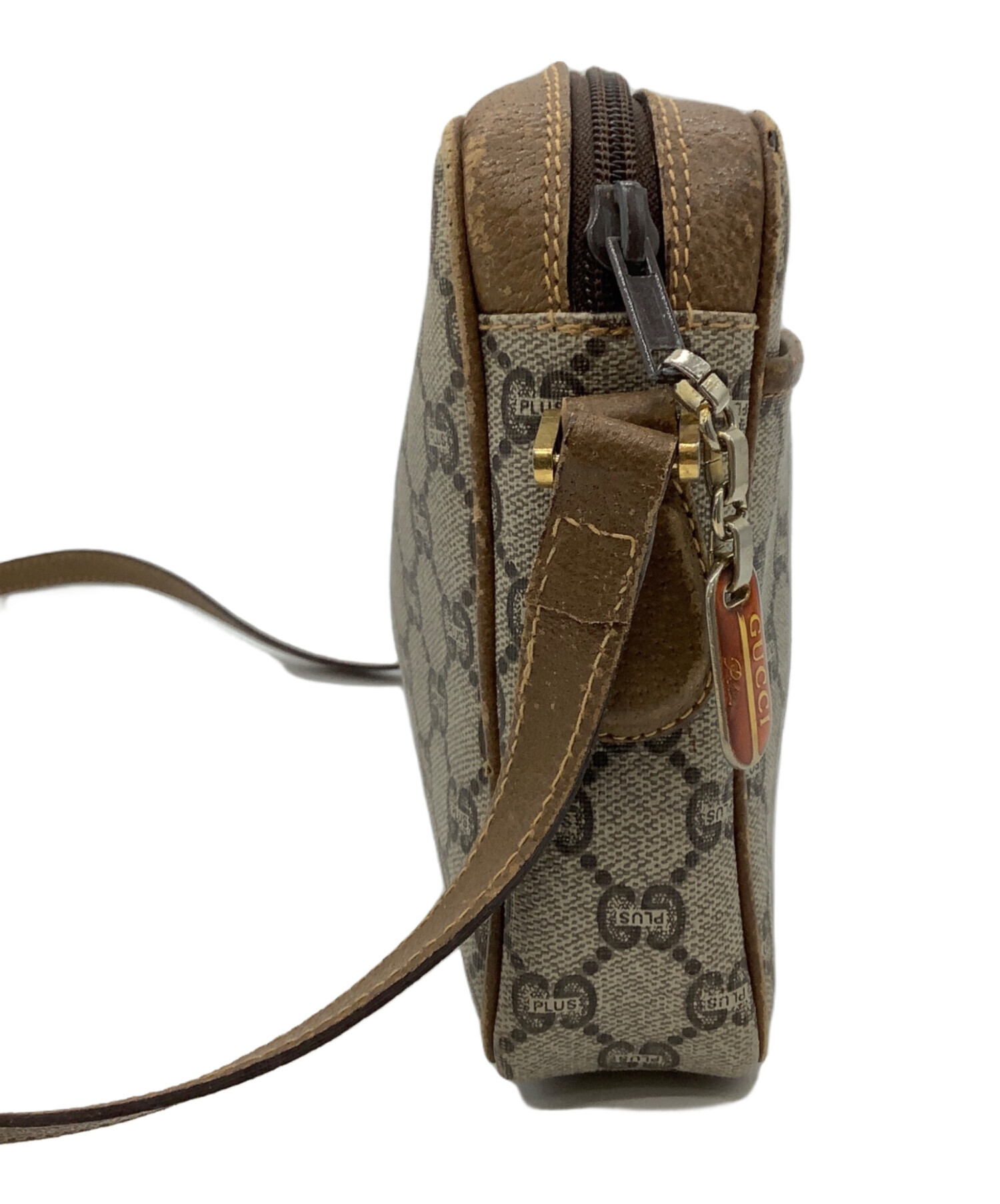 正規品Old GUCCI ショルダーバッグ OLD GUCCI PLUS GG PATTERNED MINI SHOULDER BAG MADE IN ITALY