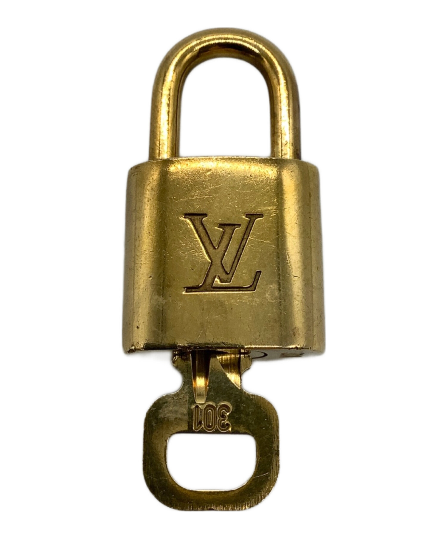 中古・古着通販】LOUIS VUITTON (ルイ ヴィトン) 南京錠 鍵付 ゴールド