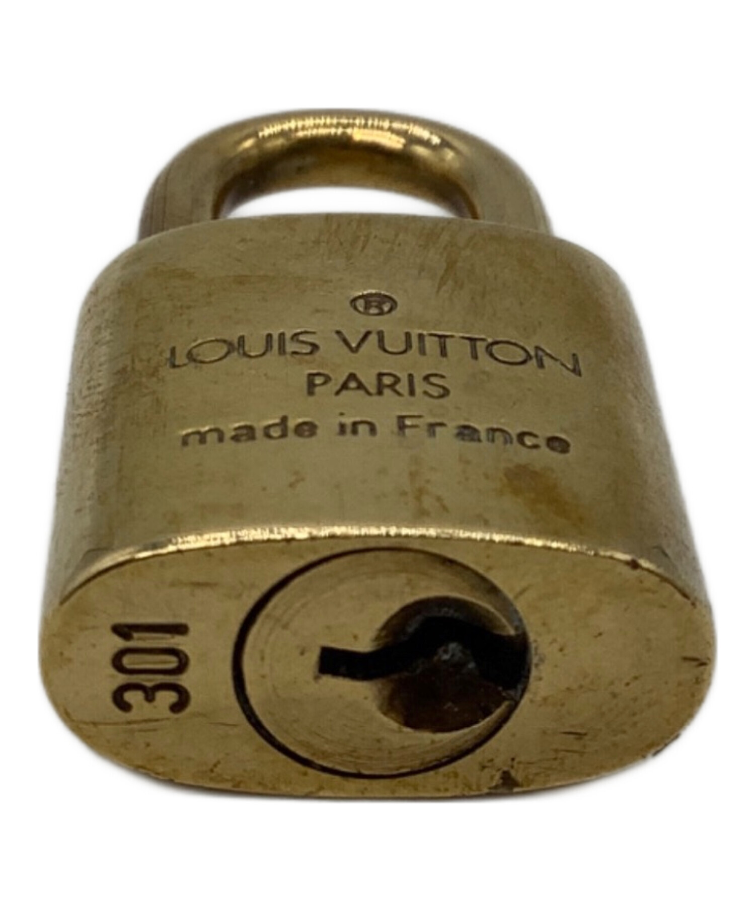 中古・古着通販】LOUIS VUITTON (ルイ ヴィトン) 南京錠 鍵付 ゴールド