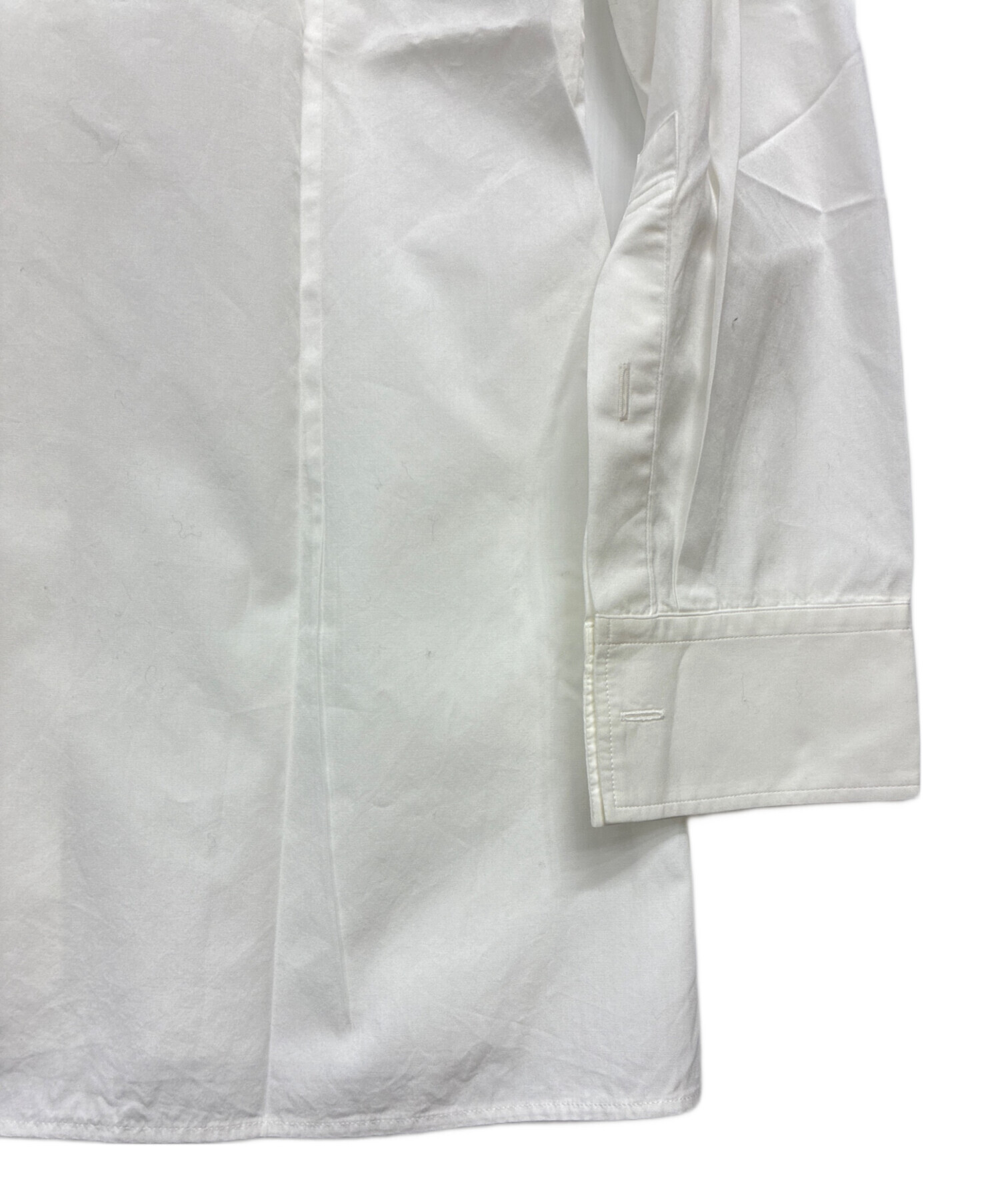 YOHJI YAMAMOTO ヨウジヤマモト ブラウス 1(XS位) 白 【古着】【中古】 楽天市場】yohji yamamoto 中古 シャツ ホワイトの通販