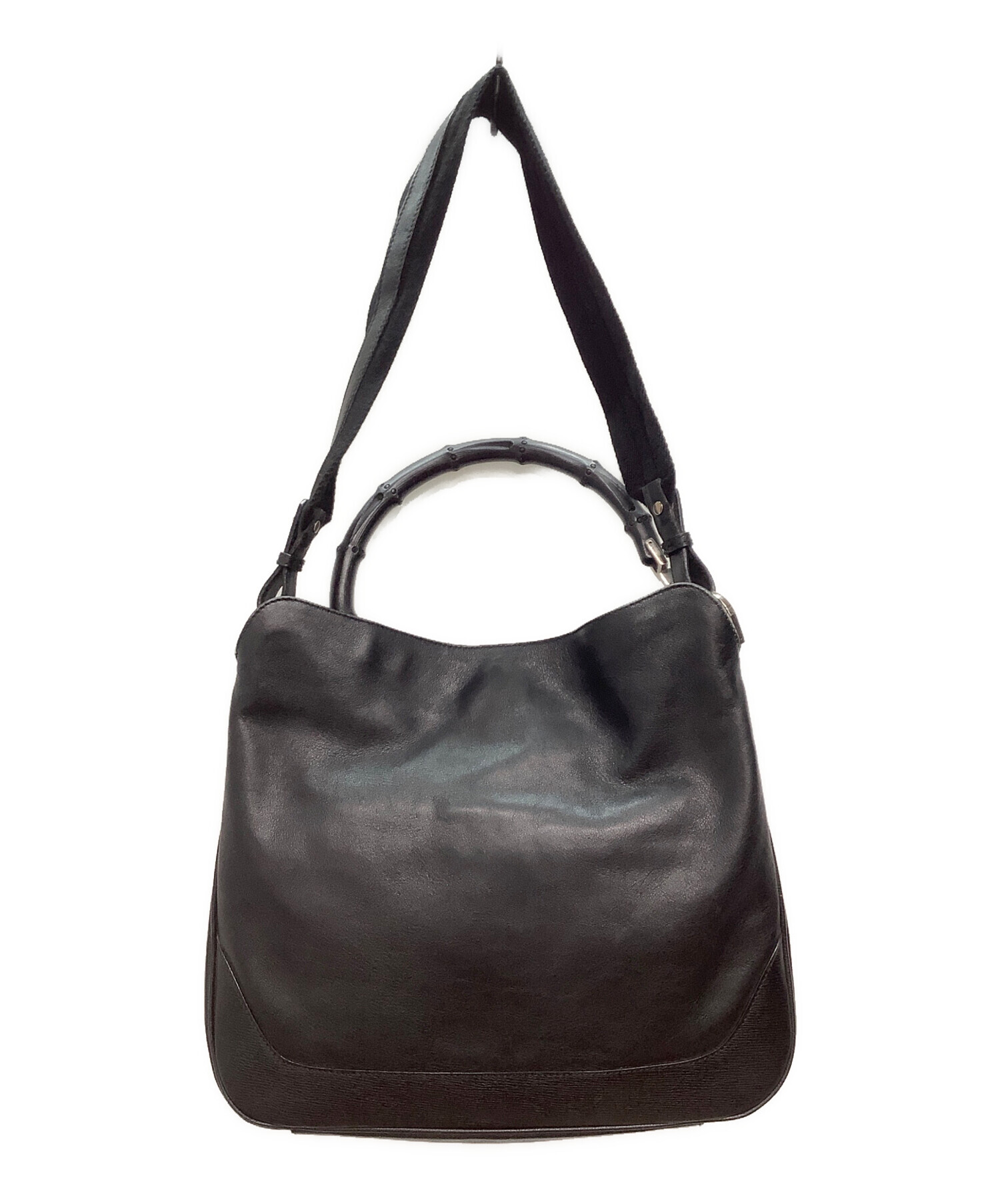 中古・古着通販】GUCCI (グッチ) 2WAYバッグ ブラック｜ブランド・古着 