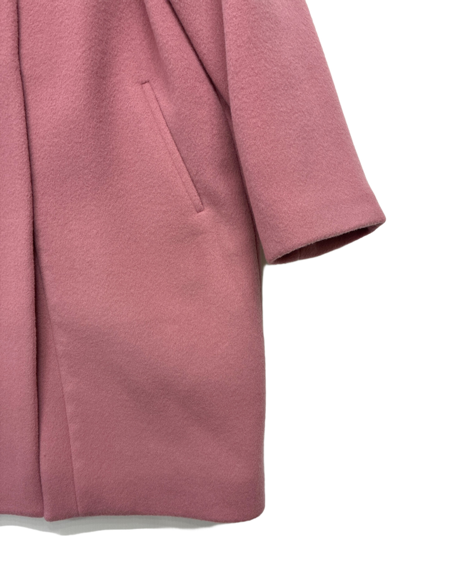 中古・古着通販】IENA (イエナ) 22AW ラムウールノーカラーコート