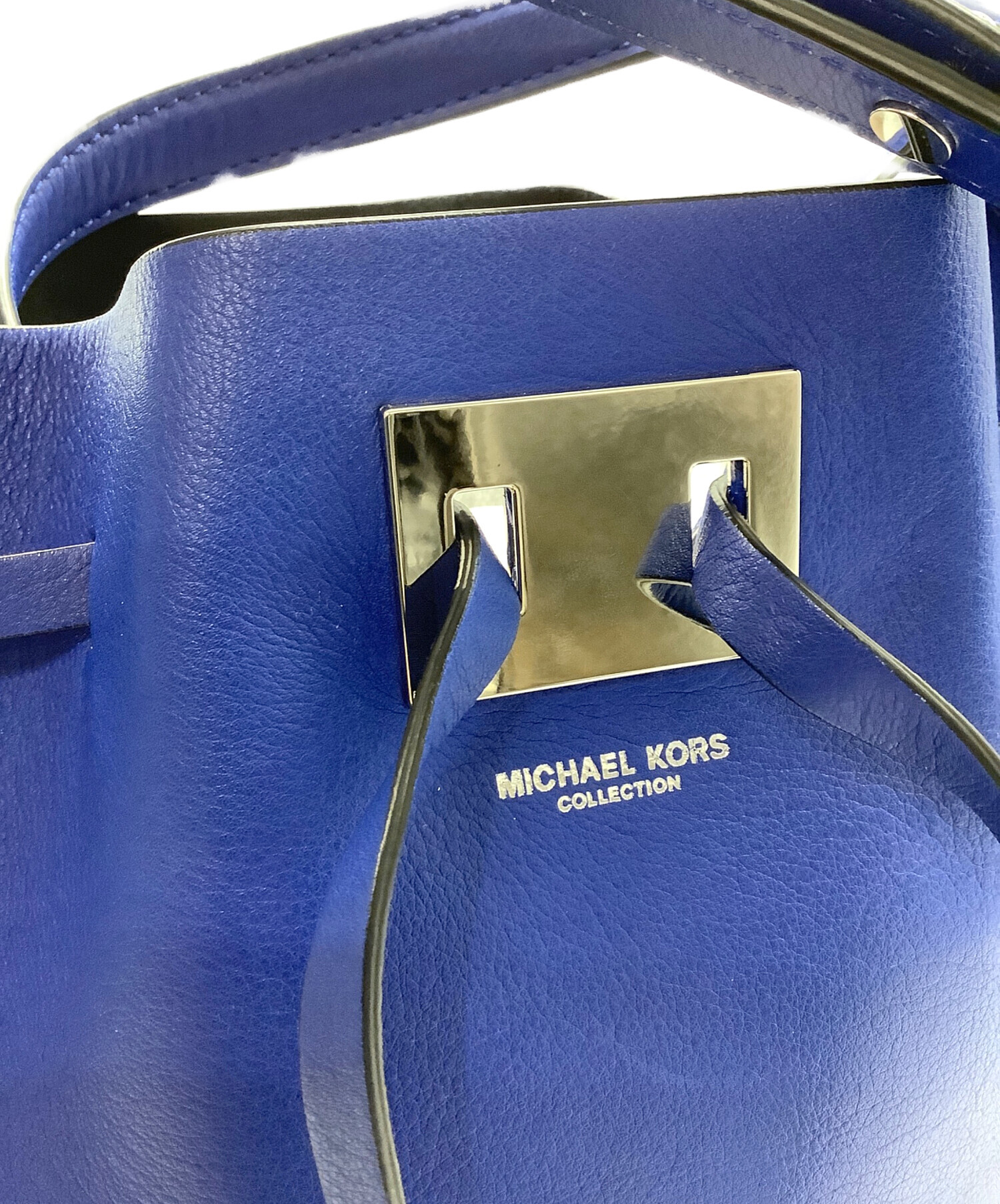 中古・古着通販】MICHAEL KORS (マイケル・コース) 2WAYバッグ ブルー