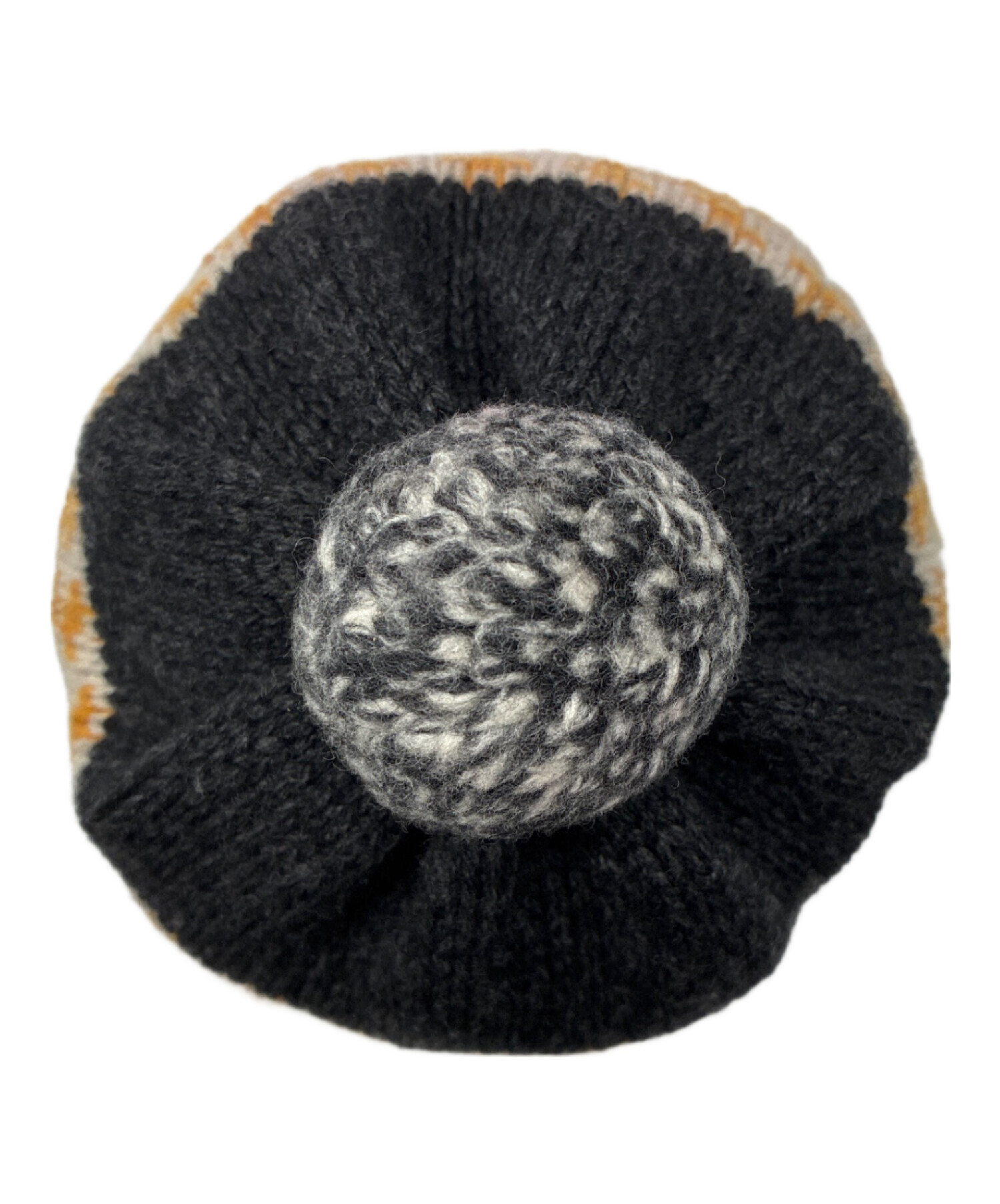中古・古着通販】PACS (パックス) Ying Yang Pom Beanie オレンジ