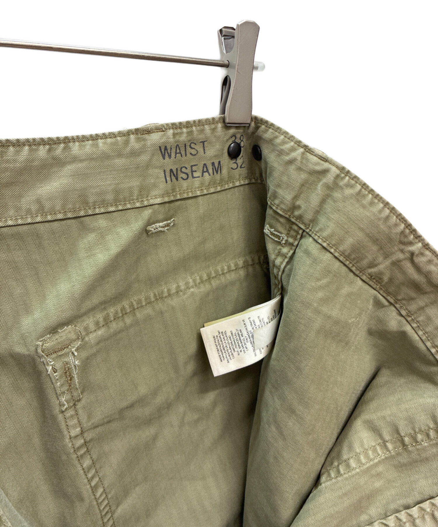 中古・古着通販】RRL (ダブルアールエル) Army Utility Flat Pants
