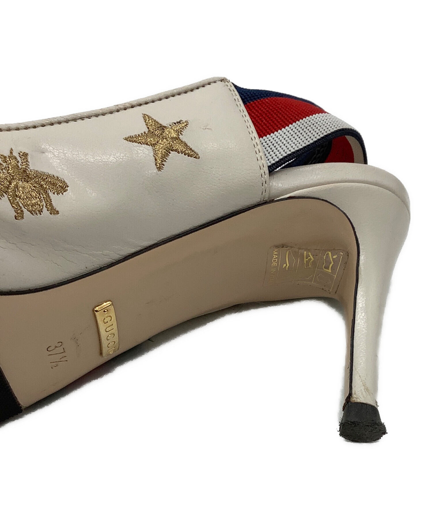 GUCCI グッチ ヒール パンプス 22.5 中古・古着通販】GUCCI (グッチ) ヒールパンプス ブラウン サイズ:37 1