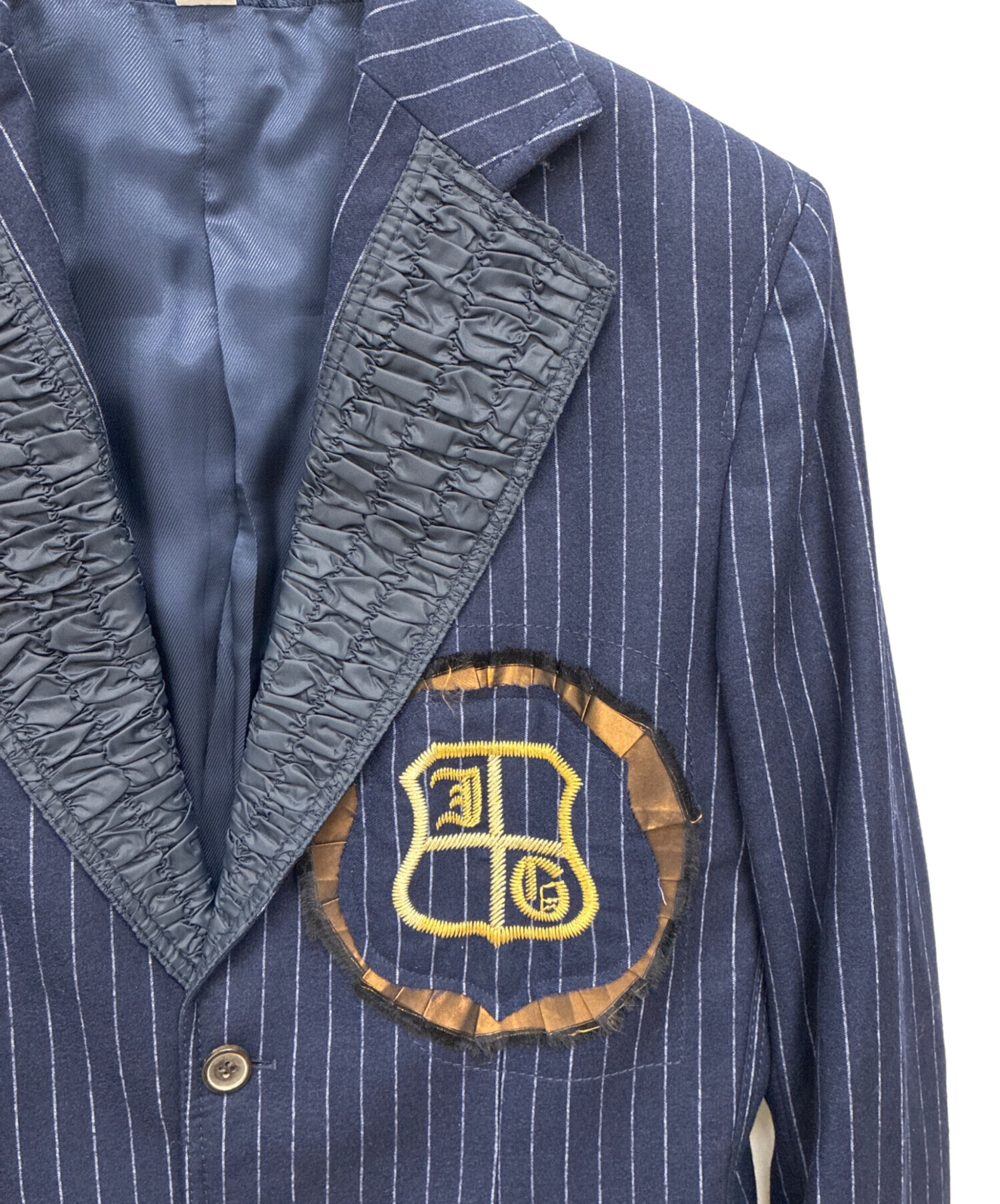 ガリアーノ テーラードジャケット 48 ブラック galliano ブレザー