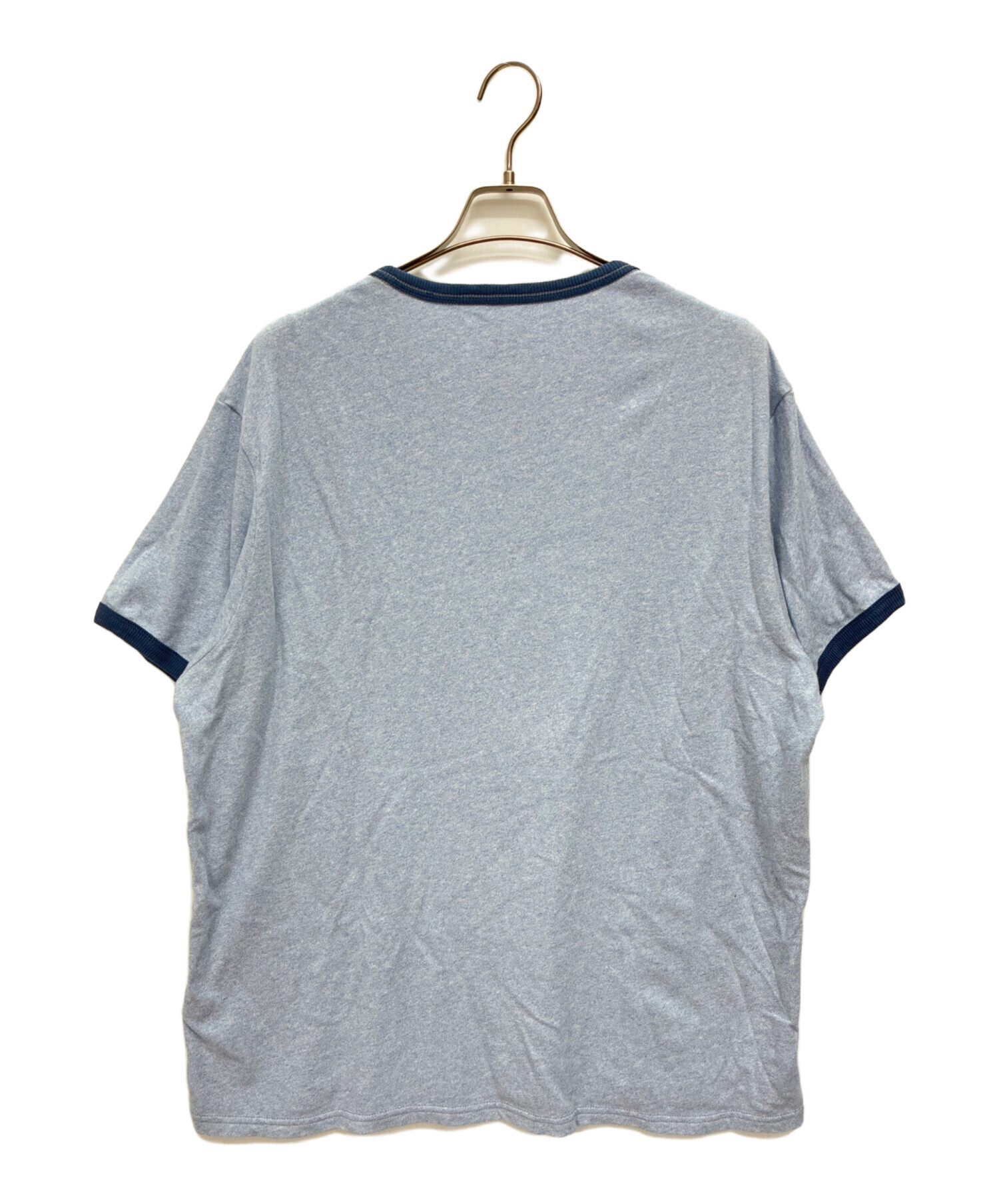 中古・古着通販】RRL (ダブルアールエル) ロゴジャージーリンガーT 