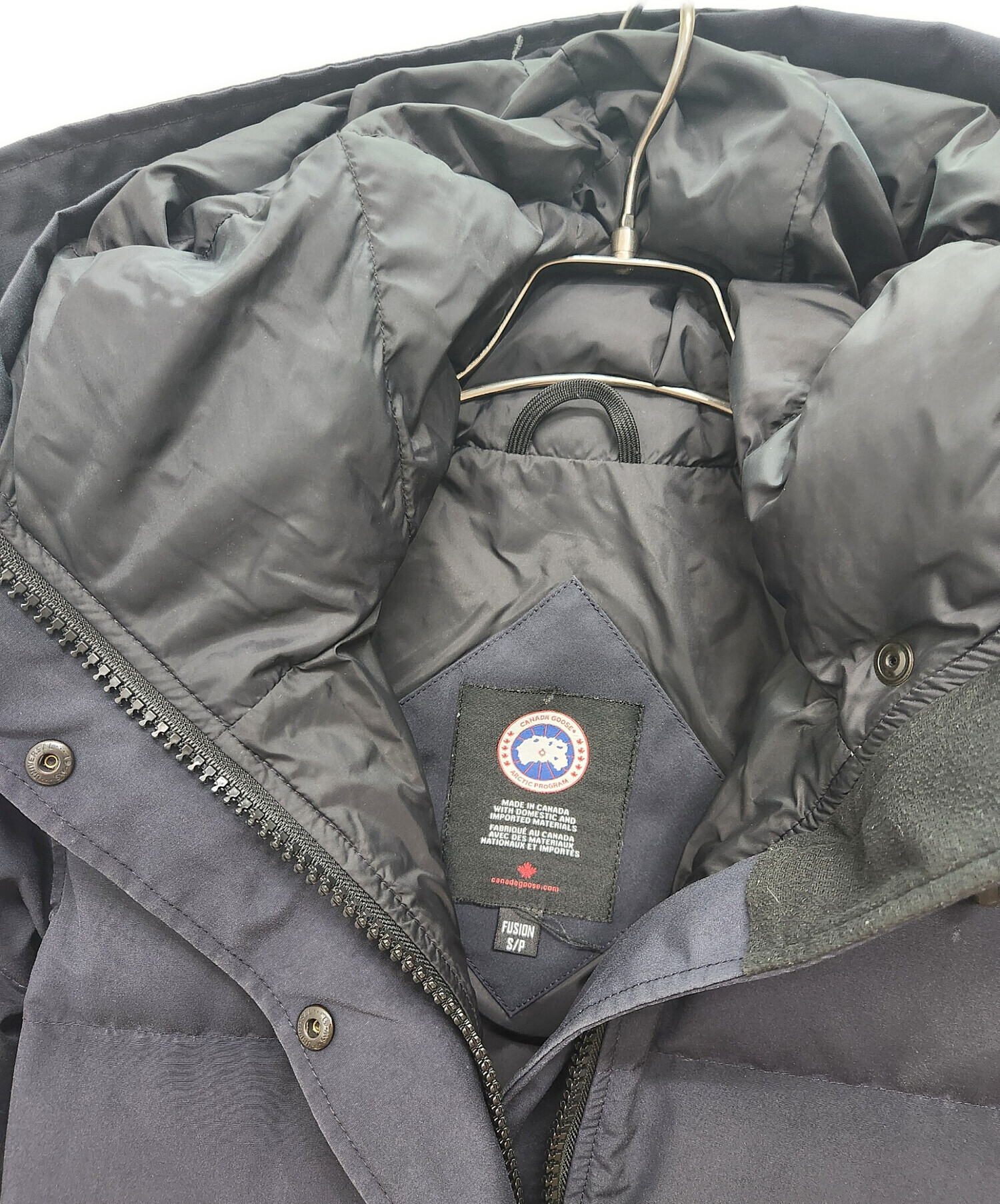 中古・古着通販】CANADA GOOSE (カナダグース) ダウンコート ブラック 