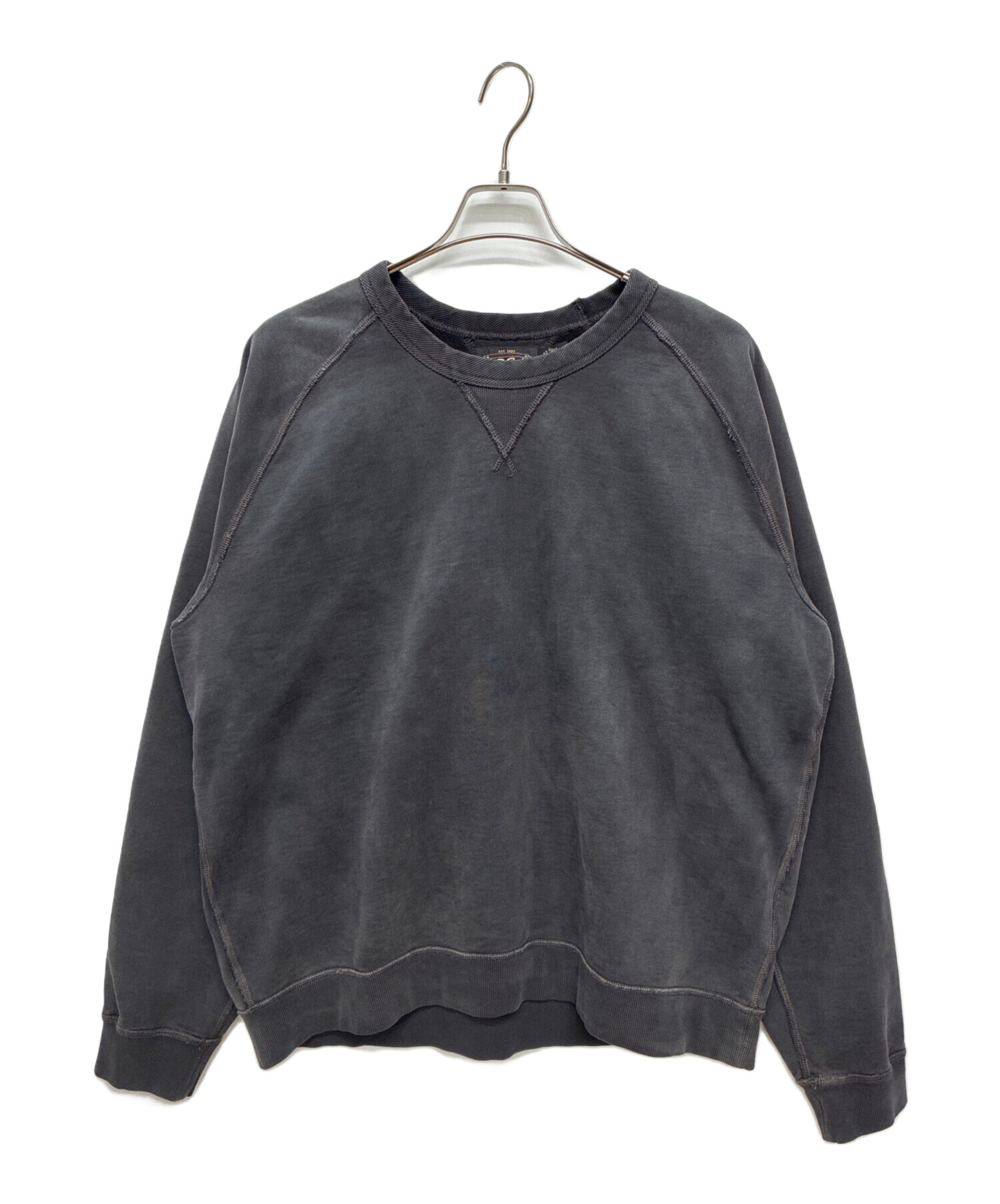 RRL ヴィンテージ加工 スウェット 黒 M RRL “Black Indigo Logo Sweat 