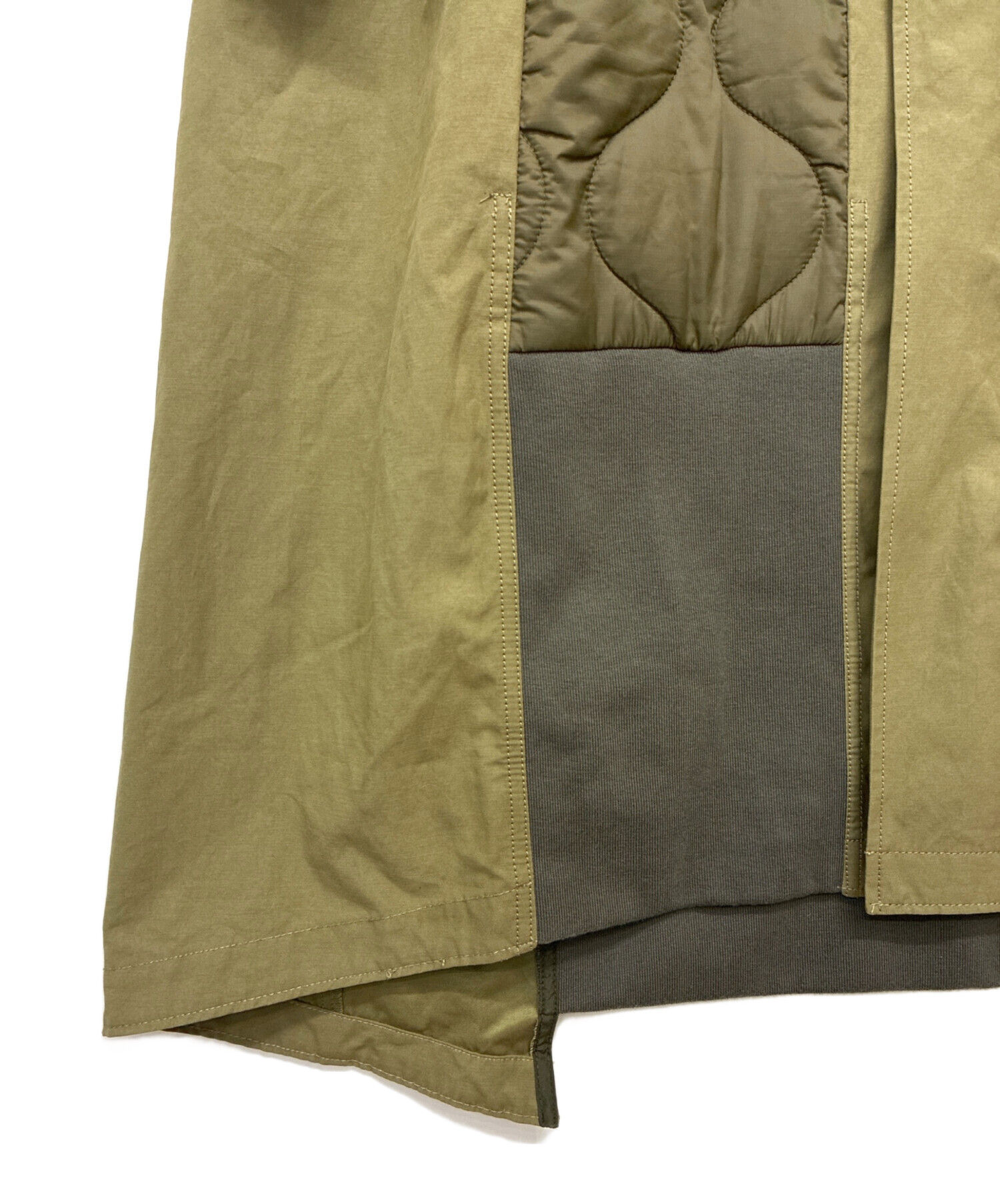 中古・古着通販】etsinta (エシンタ) 切替マキシミリタリーコート