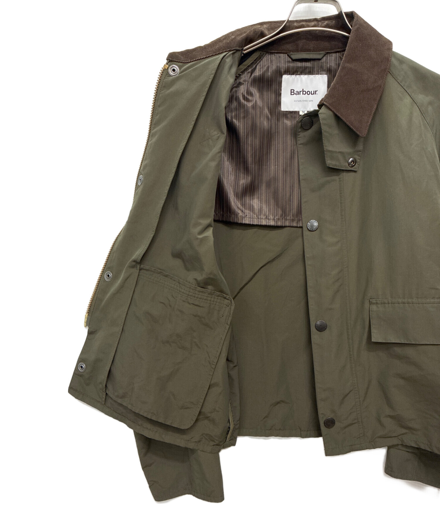 中古・古着通販】Barbour (バブアー) SPEY JACKET オリーブ サイズ