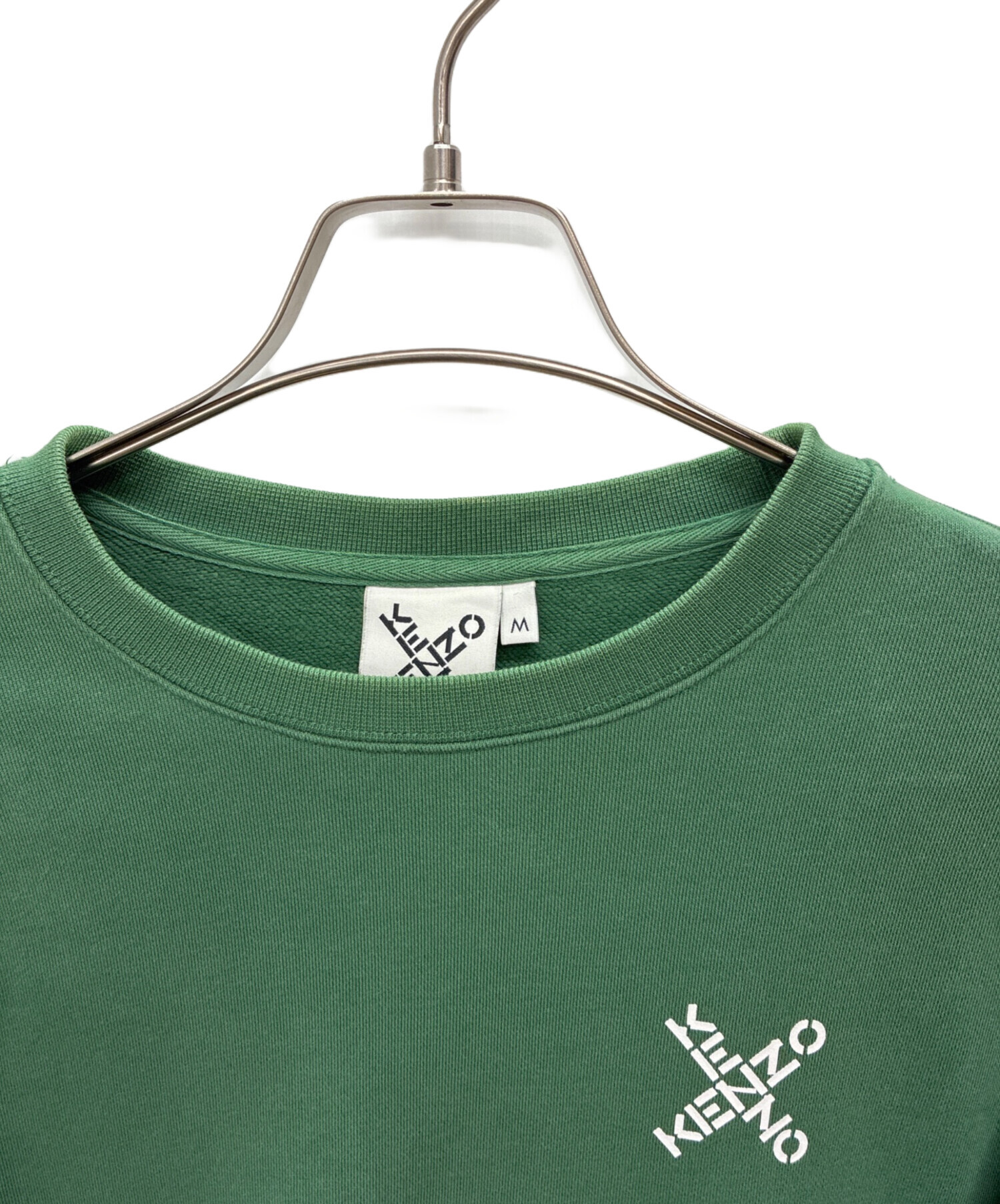 中古・古着通販】KENZO (ケンゾー) クルーネックスウェット グリーン 
