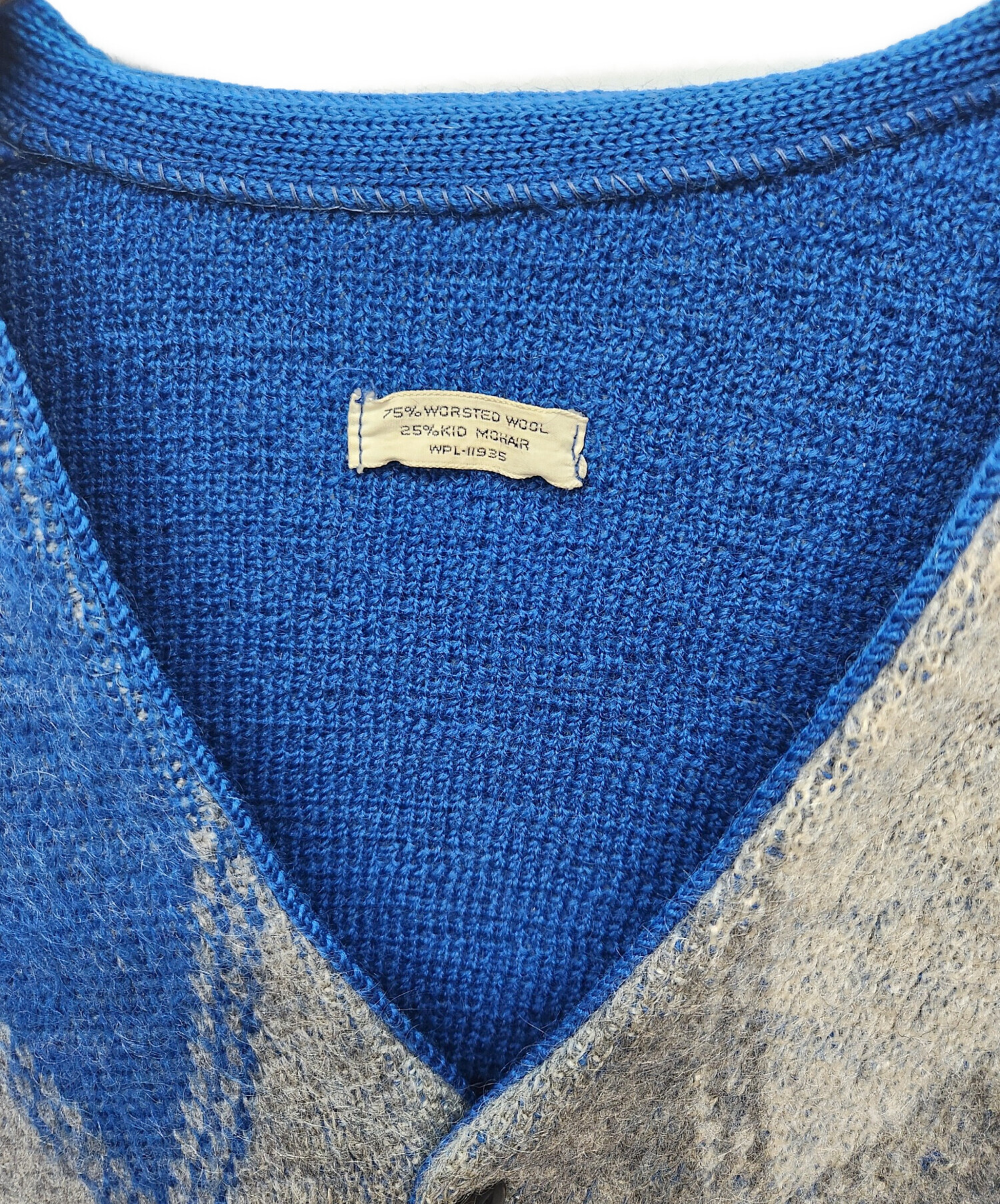 CORTEFIEL モヘア混　ヴィンテージ　カーディガン CORTEFIEL モヘア混 ヴィンテージ カーディガン