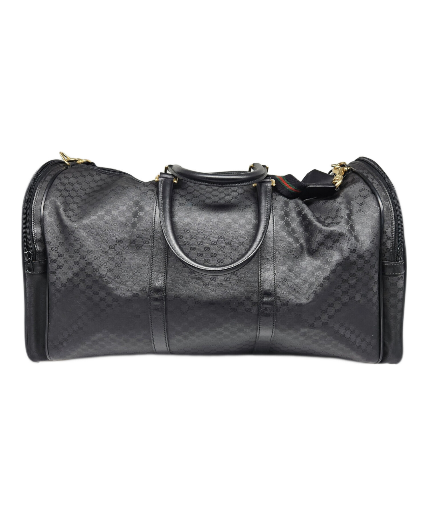 中古・古着通販】GUCCI (グッチ) ボストンバッグ ブラック｜ブランド