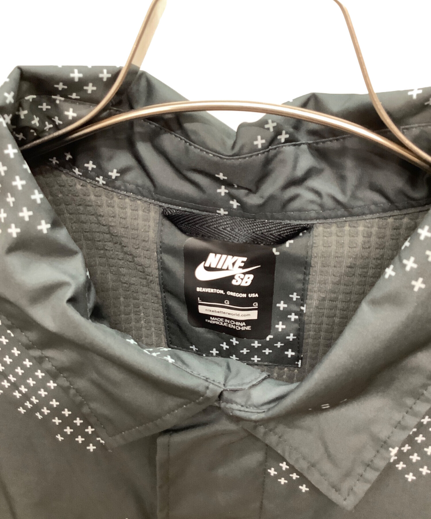 中古・古着通販】NIKE SB (ナイキエスビー) コーチジャケット ブラック 