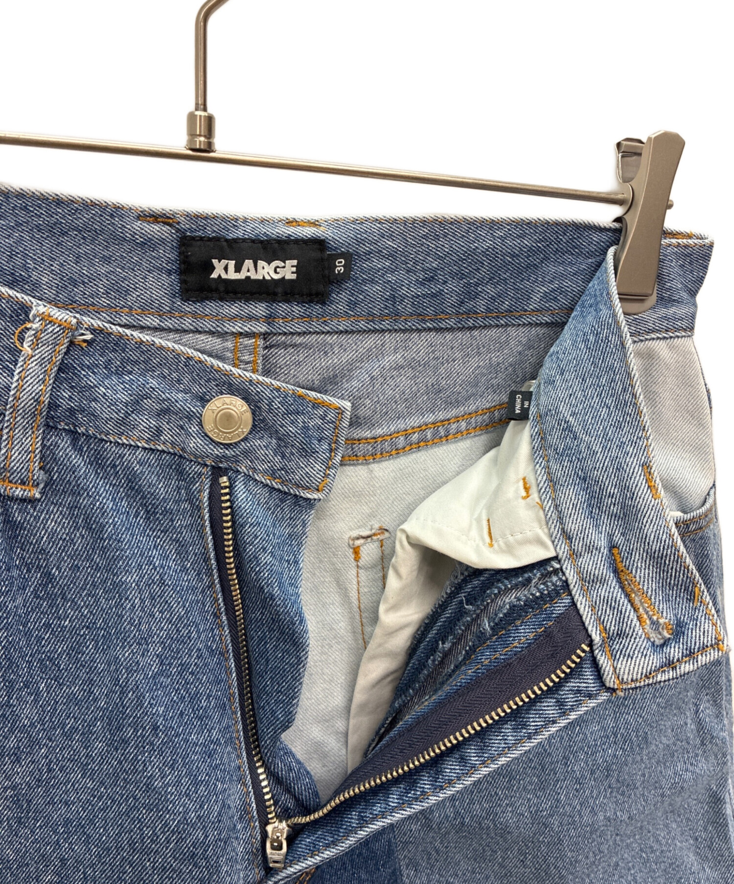 中古・古着通販】X-LARGE (エクストララージ) PATCHWORK DENIM PANTS