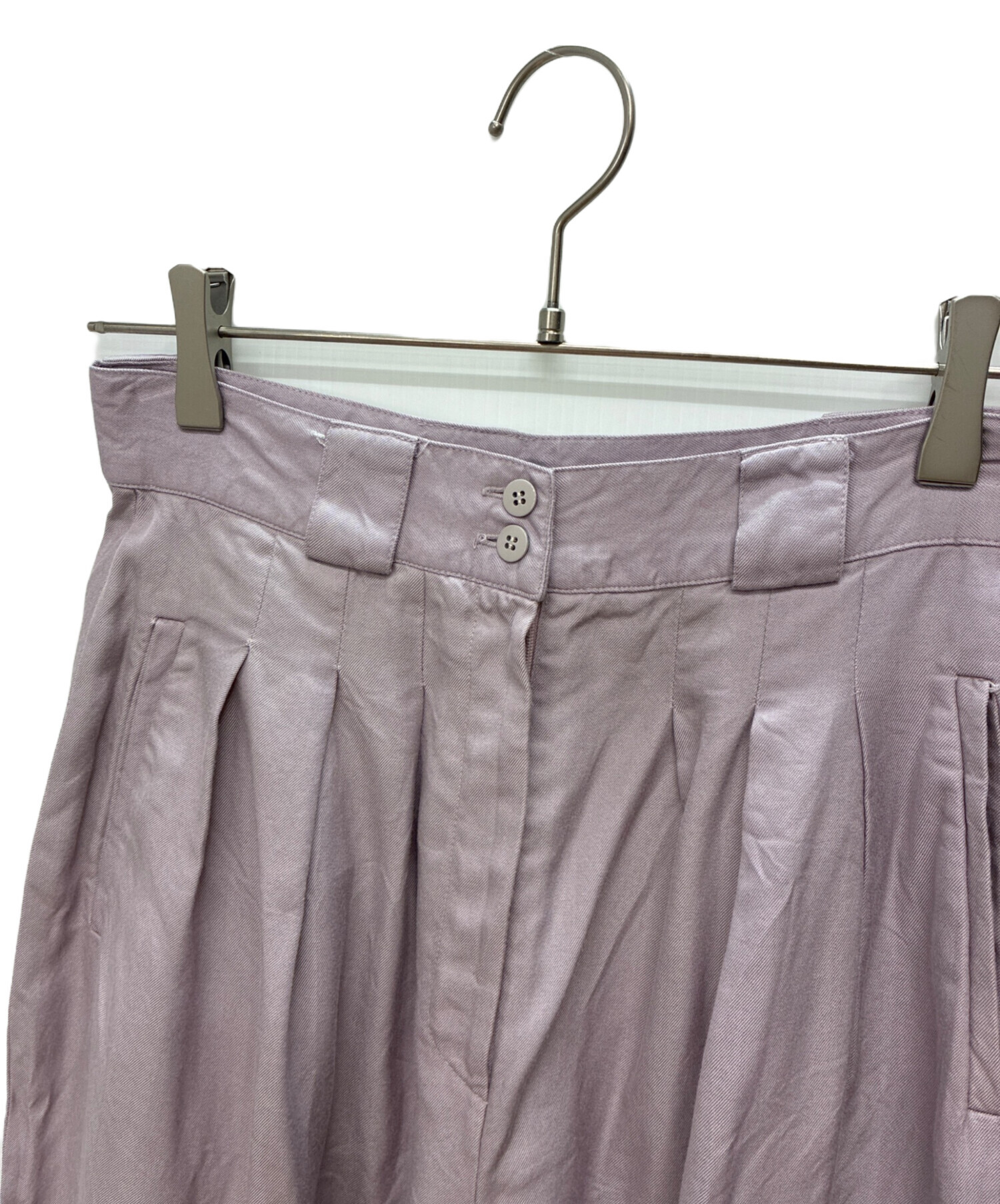 KENZO スラックス パンツ サイズ36【新品未使用　定価の約55%off】 中古・古着通販】KENZO (ケンゾー) 3タックスラックスパンツ パープル