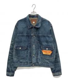 RRL デニムチェックジャケット 中古・古着通販】RRL (ダブルアール) 2nd TYPE チェックライニング