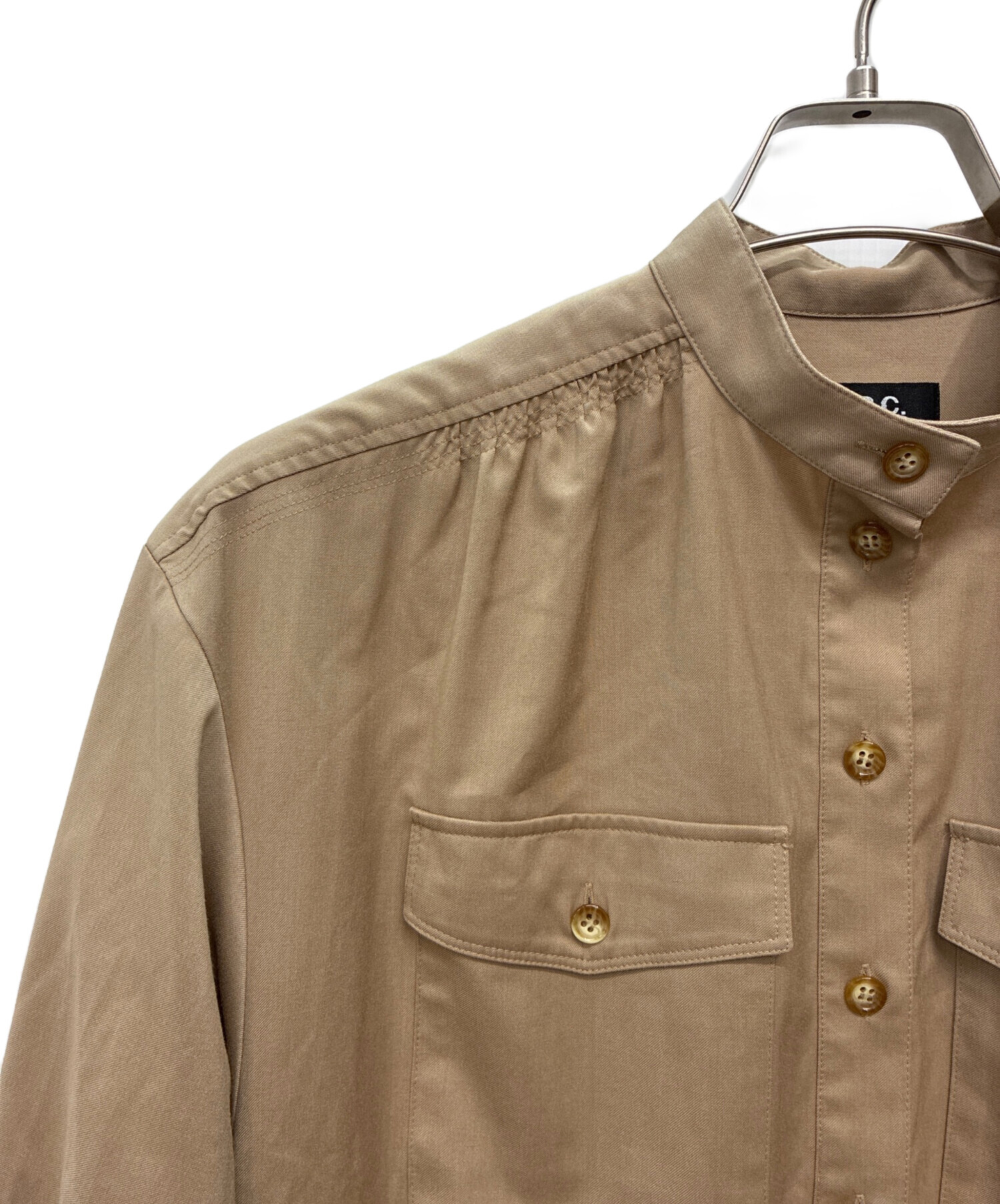 中古・古着通販】A.P.C. (アーペーセー) レーヨン混 スタンドプル 