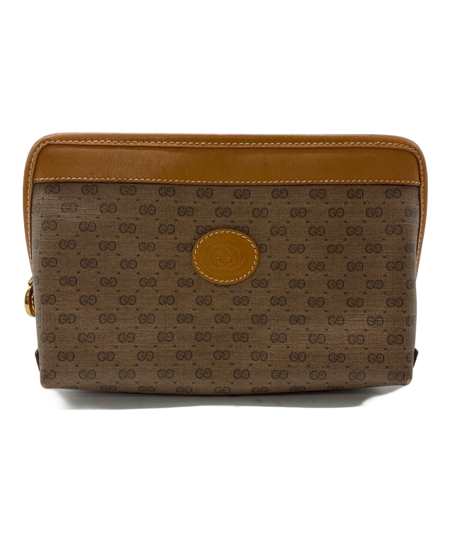 中古・古着通販】GUCCI (グッチ) ポーチ ブラウン｜ブランド・古着通販