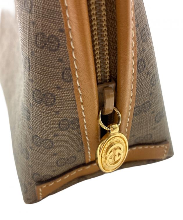 中古・古着通販】GUCCI (グッチ) ポーチ ブラウン｜ブランド・古着通販