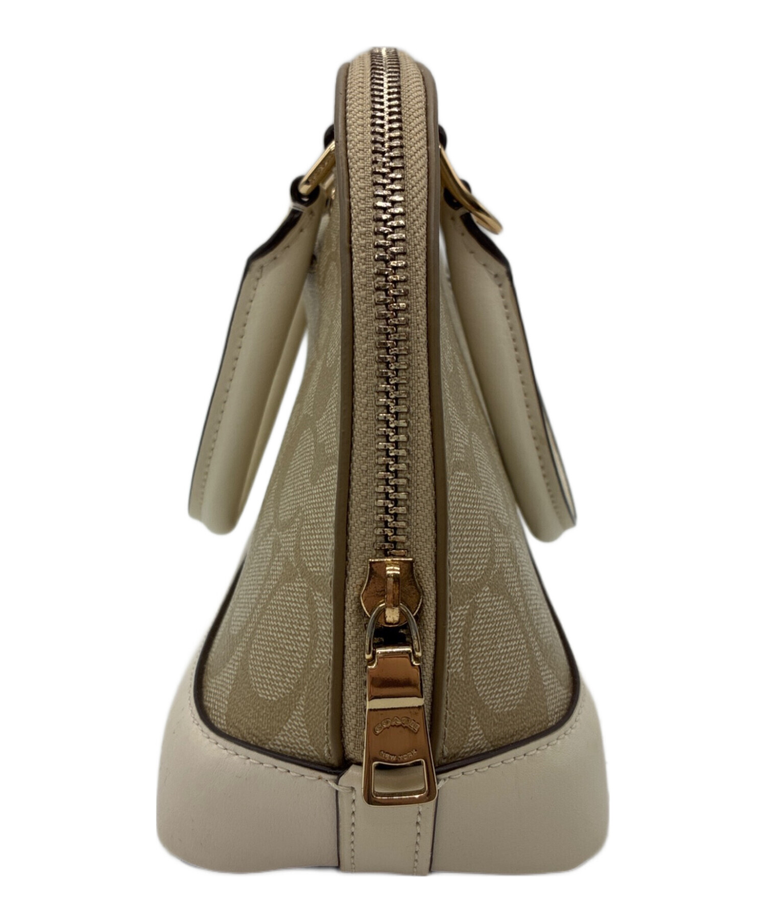 中古・古着通販】COACH (コーチ) シグネチャー 2WAYバッグ ベージュ