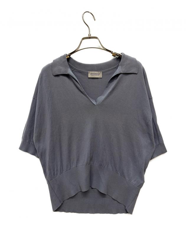 中古・古着通販】JOHN SMEDLEY (ジョンスメドレー) ポロシャツ ブルー