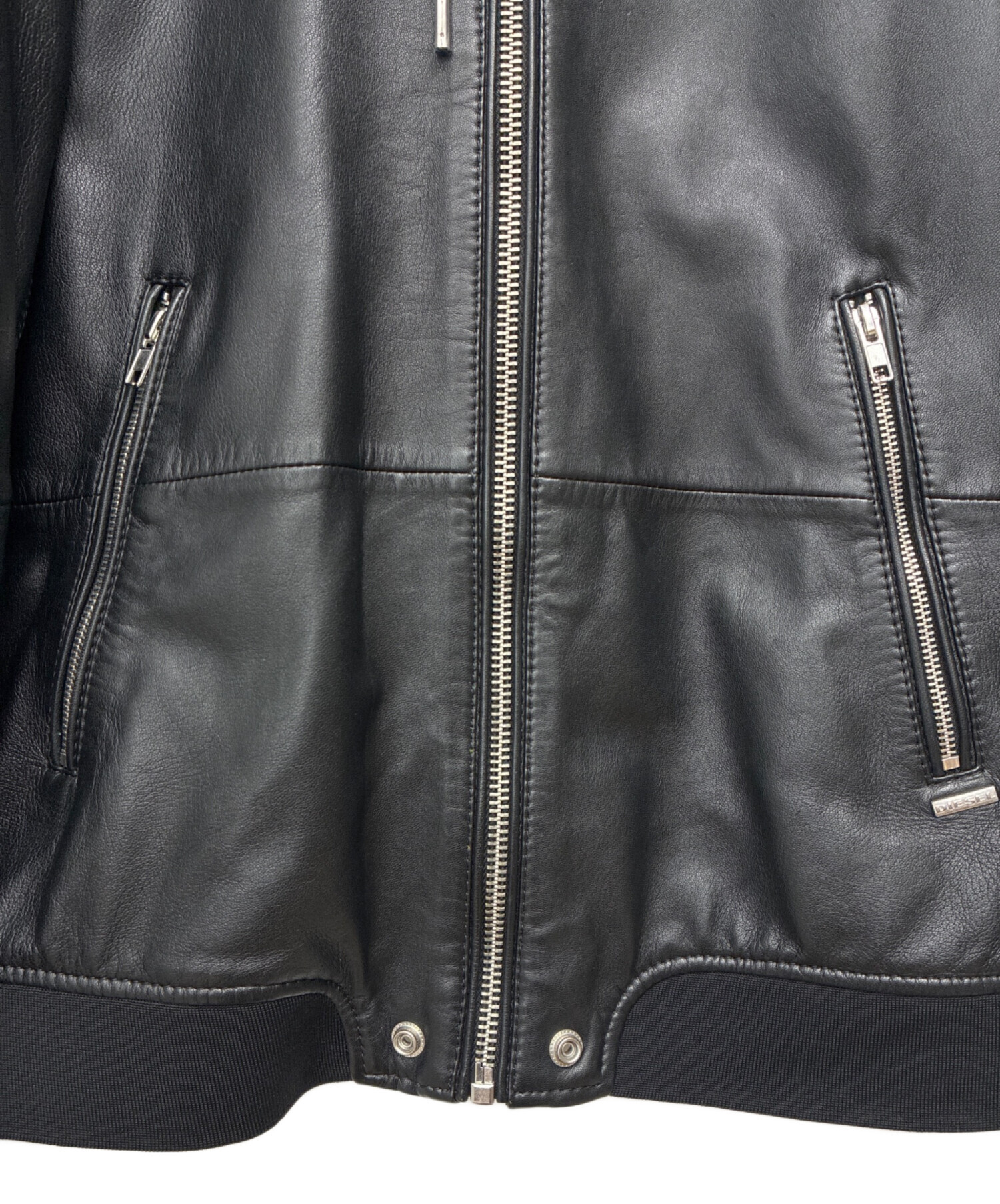 中古・古着通販】DIESEL (ディーゼル) シープスキン フードレザー