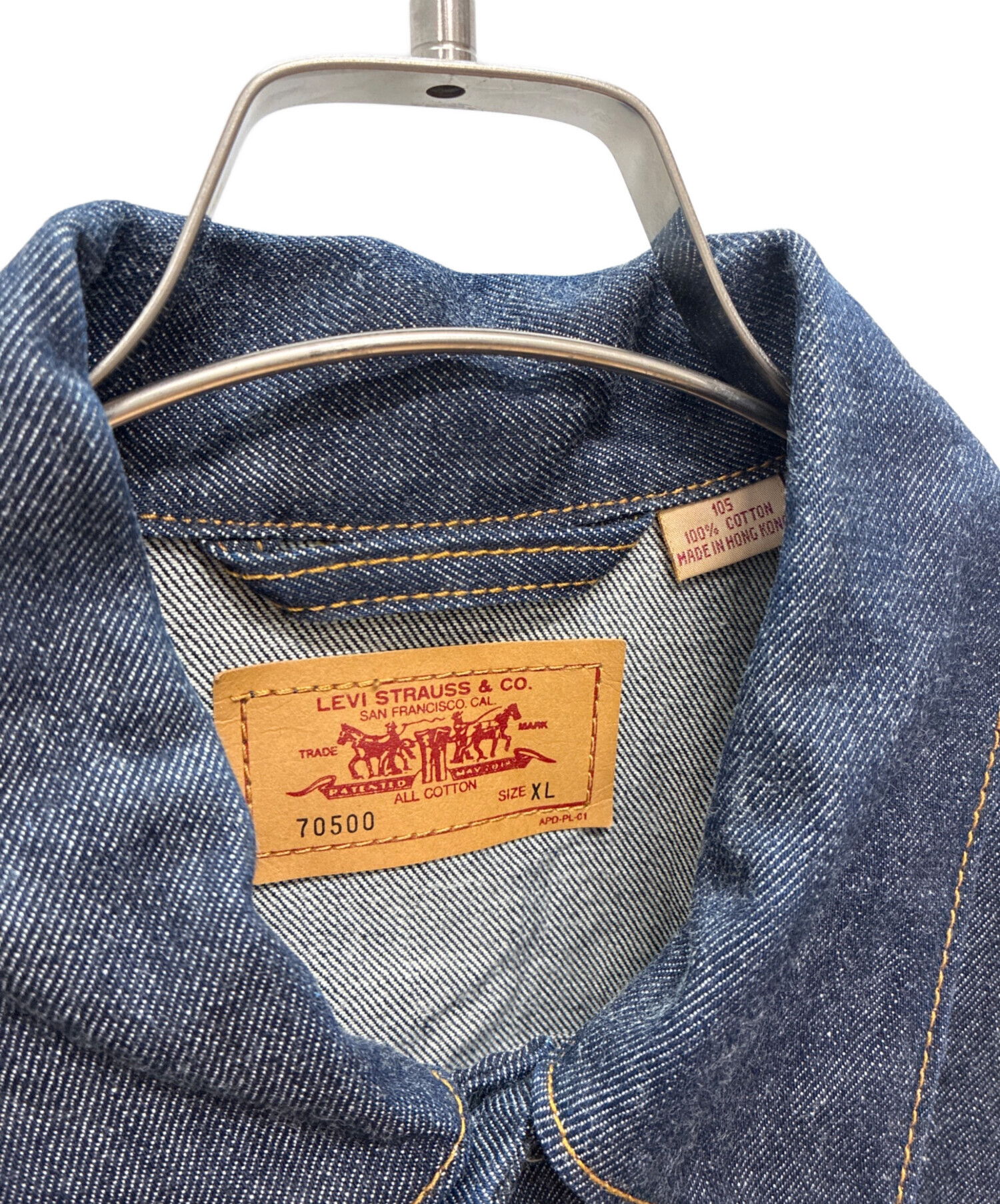 中古・古着通販】LEVI'S (リーバイス) 香港製 70500 デニムジャケット