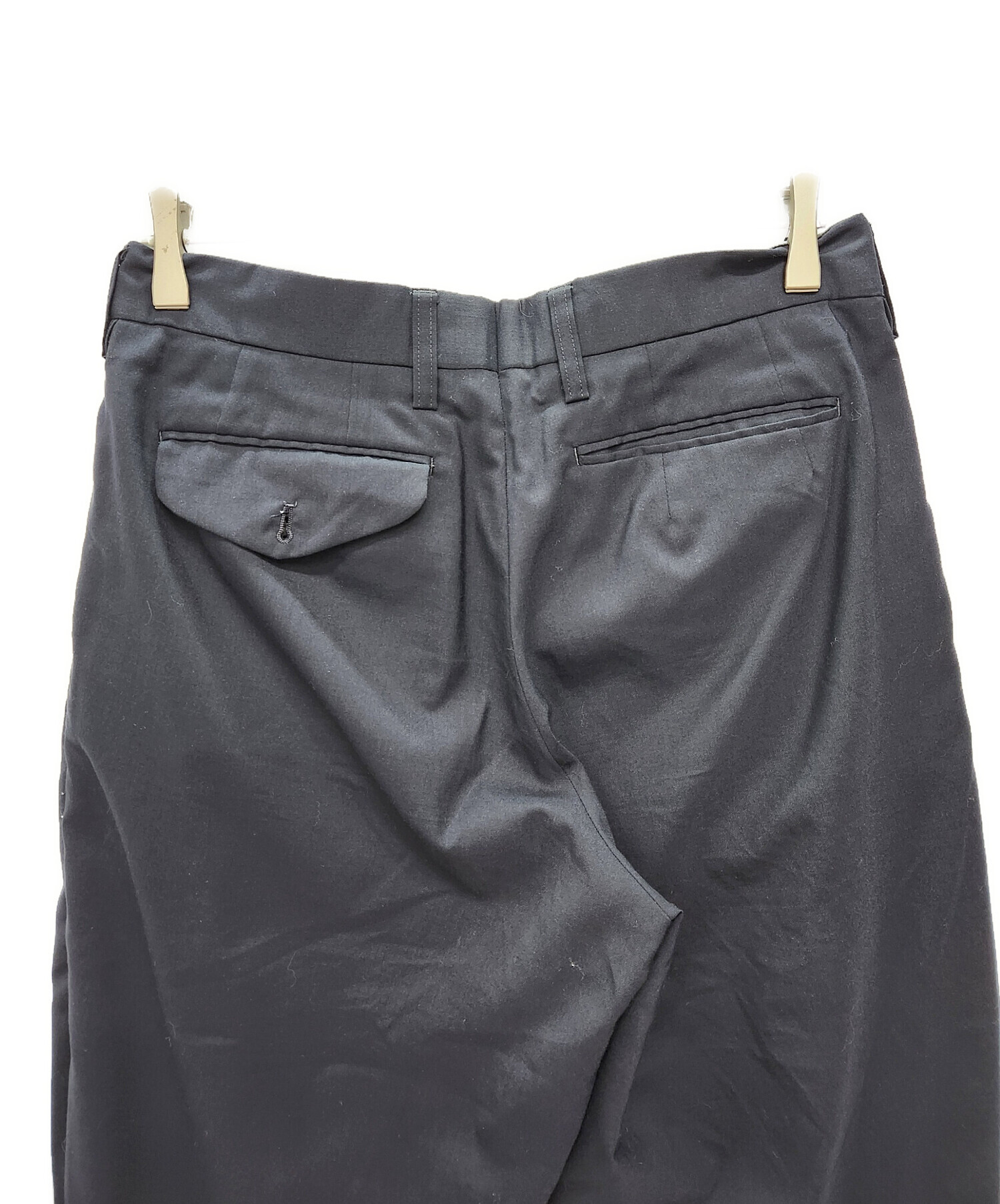 kolor 22aw スラックス kolor カラー 22AW B Pants コットンテーパードパンツ ベージュ サイズ