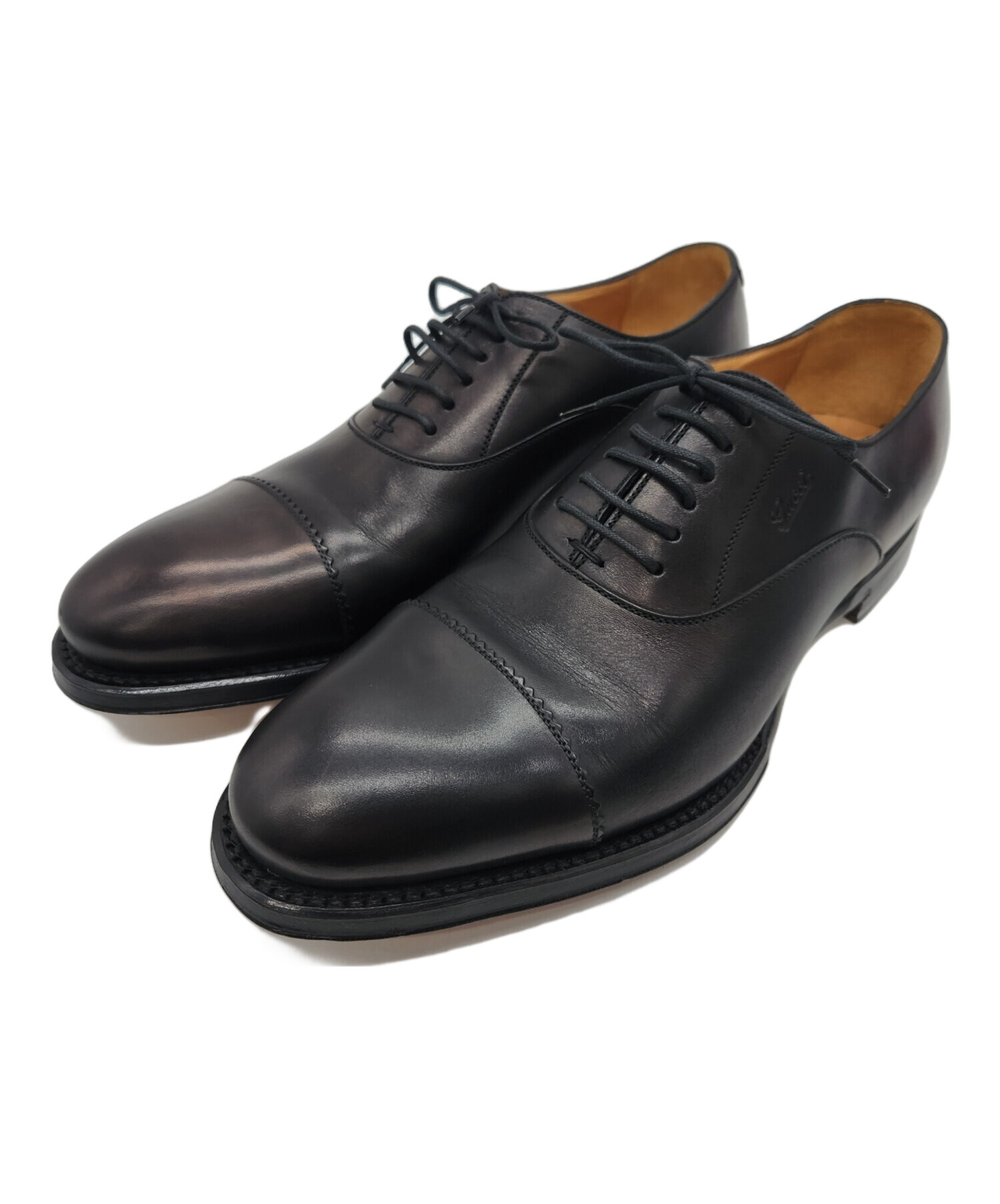 GUCCI　ビジネス　ドレスシューズ 中古・古着通販】GUCCI (グッチ) ビジネスシューズ ブラック サイズ:8